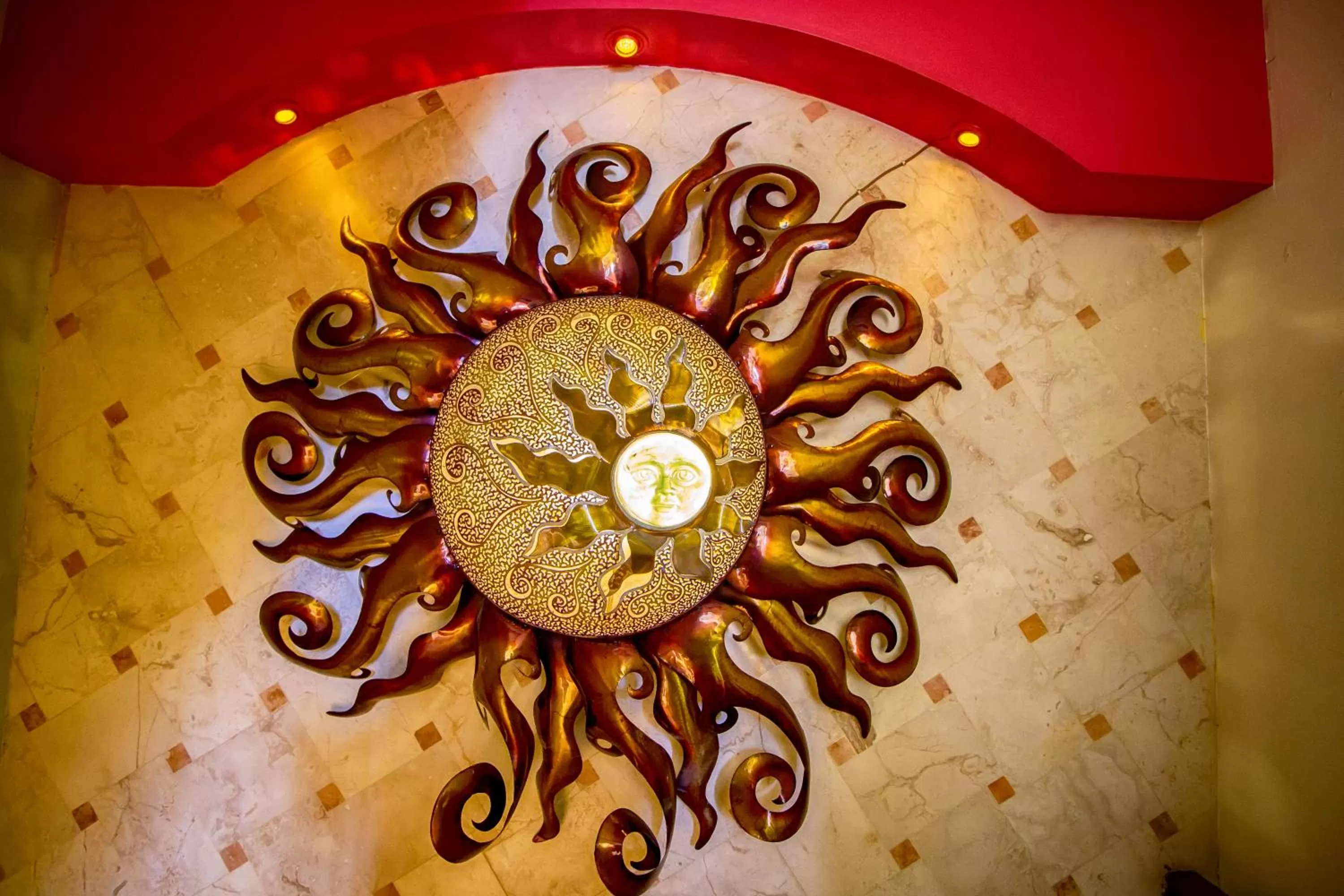 Decorative detail in Suites Flamboyanes