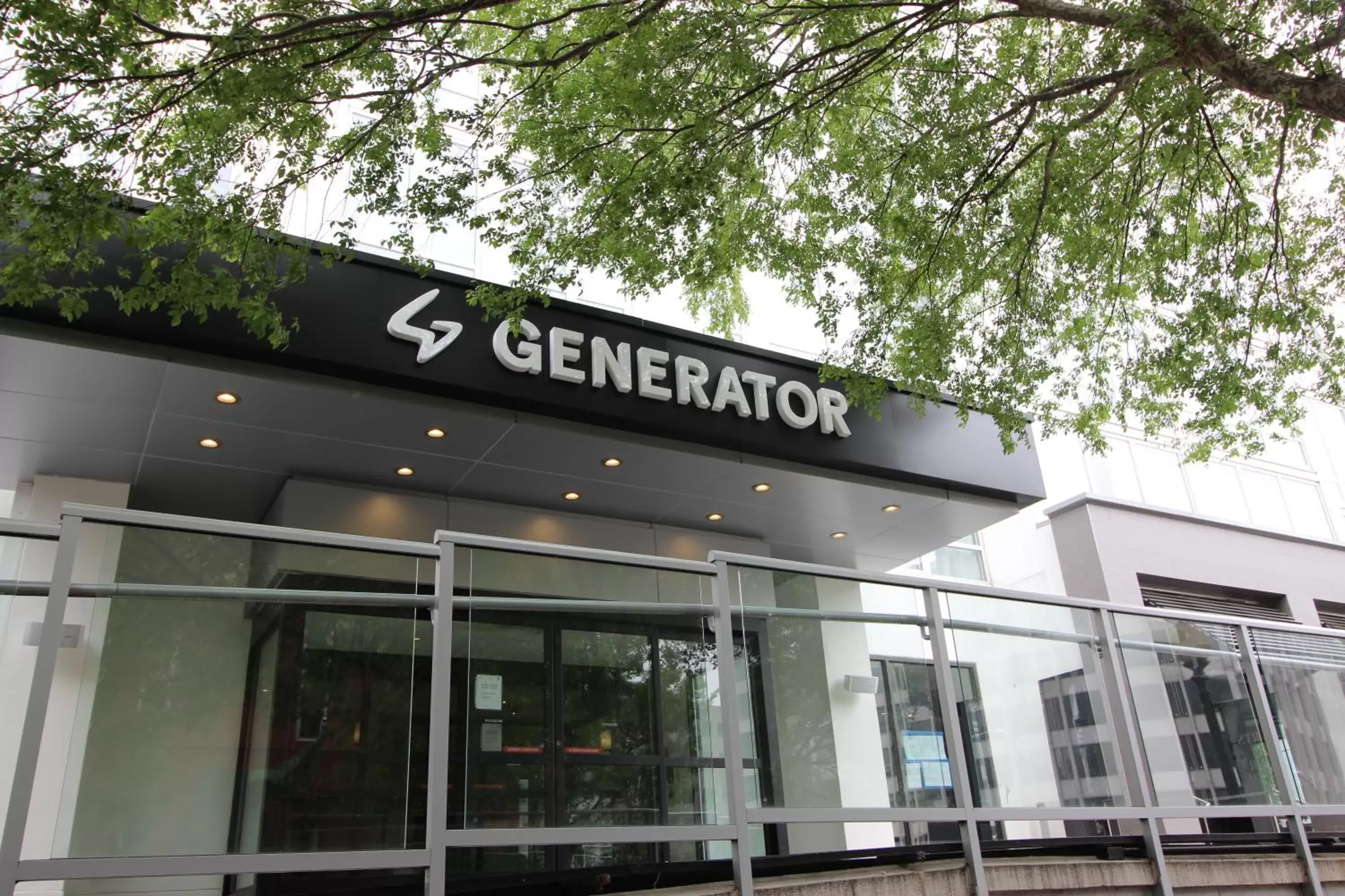 Facade/entrance in Generator Hotel Washington DC