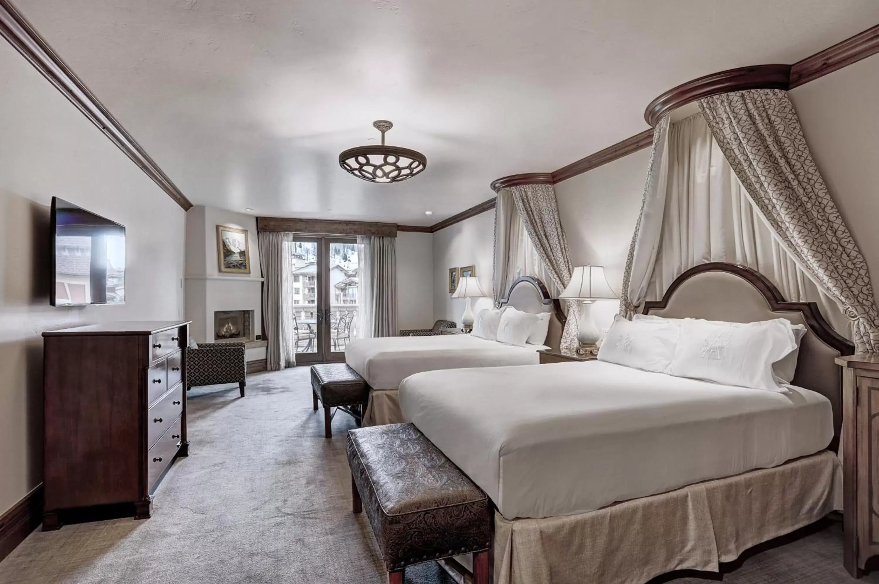 Premier Queen Room with Two Queen Beds in The Arrabelle at Vail Square, a RockResort