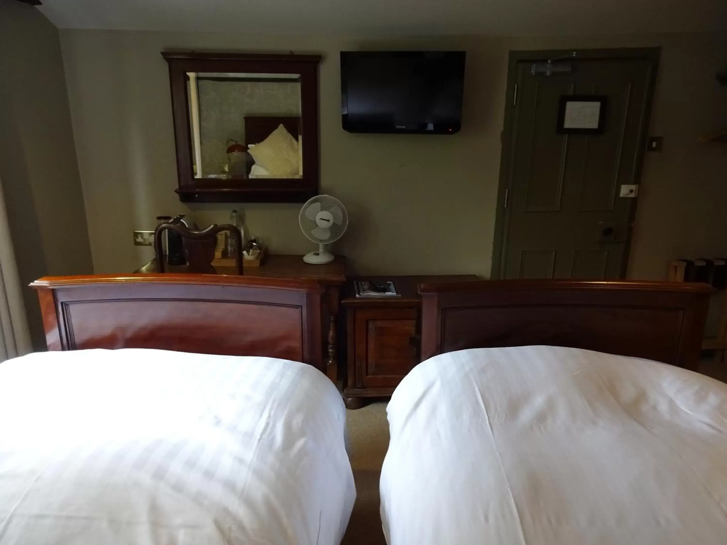 Decorative detail, Bed in The Cross Keys Decorative detail, Bed in The Cross Keys