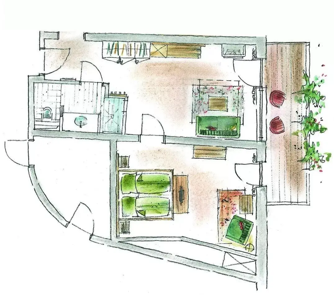 Floor Plan in Natur- und Wellnesshotel Höflehner