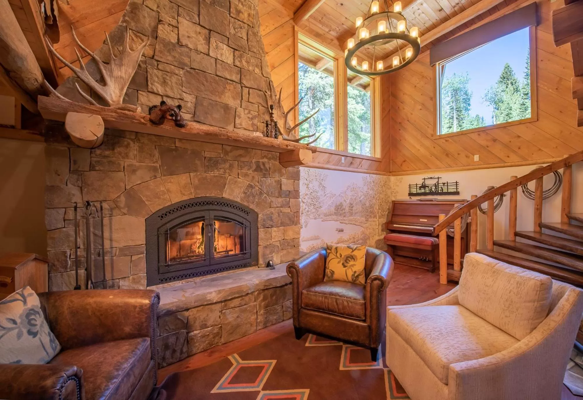 Seating Area in Jackson Hole Hideout