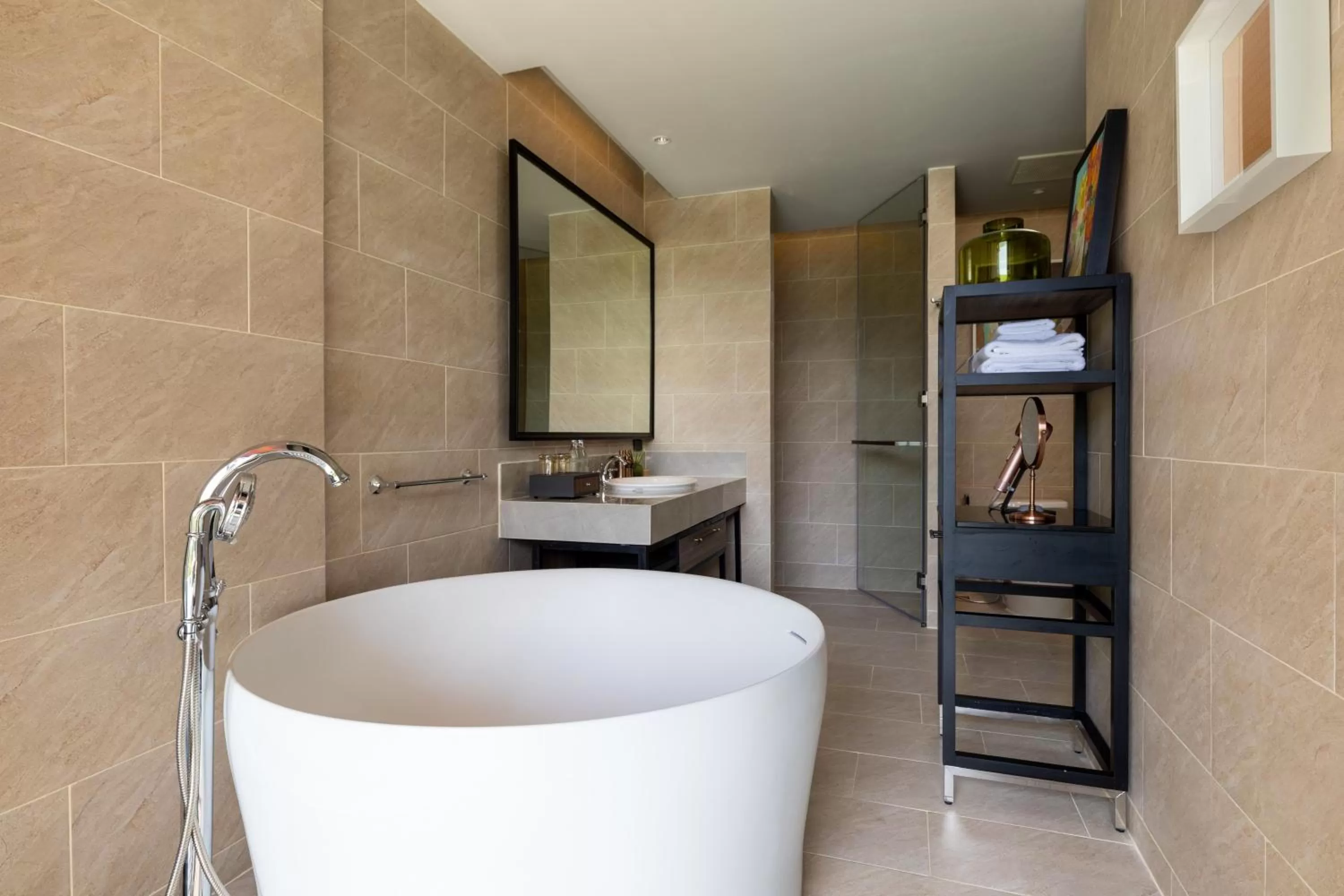 Bathroom in Kachonghills Tented Resort Trang