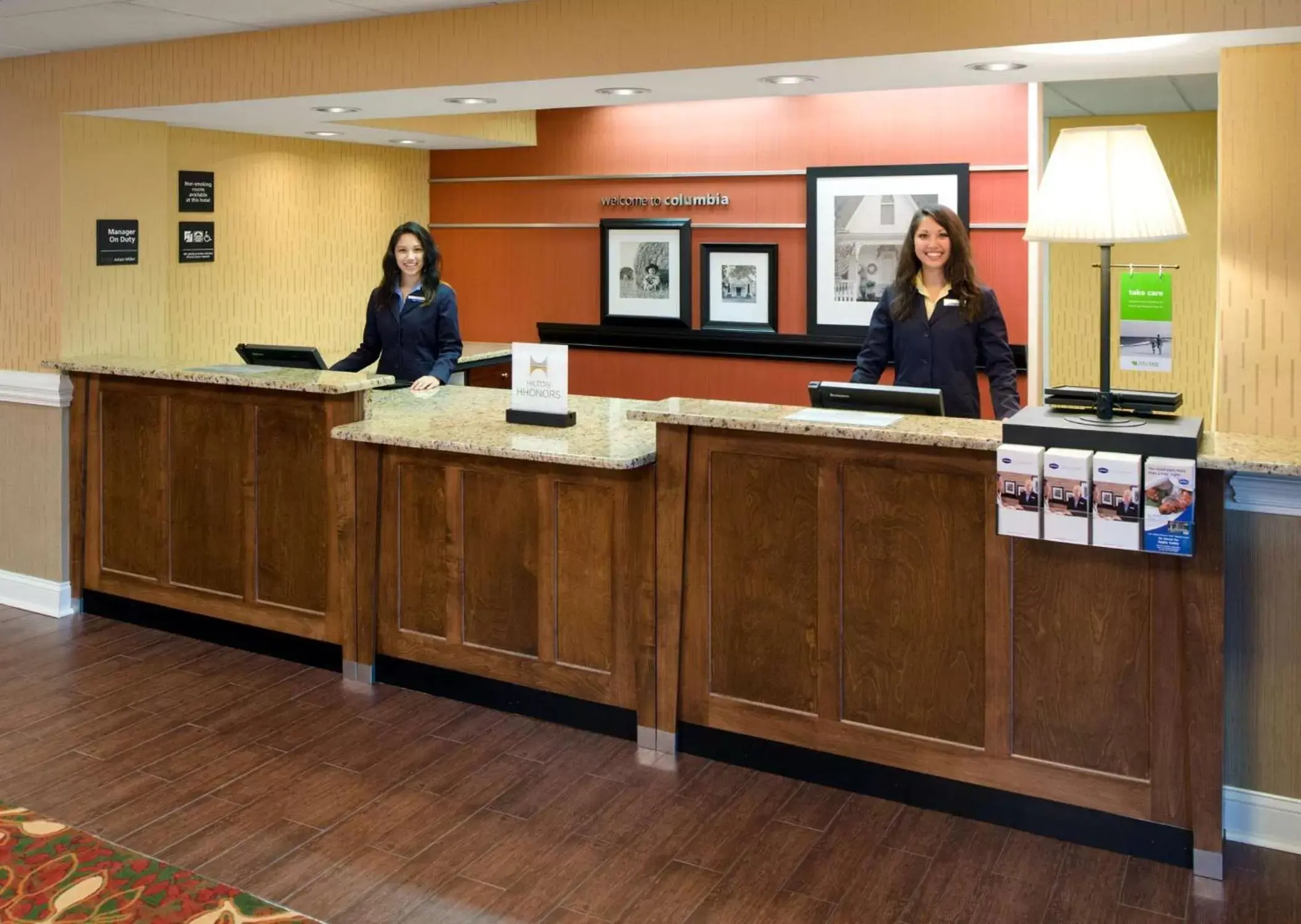 Lobby or reception, Staff in Hampton Inn Columbia Northeast-Fort Jackson Area