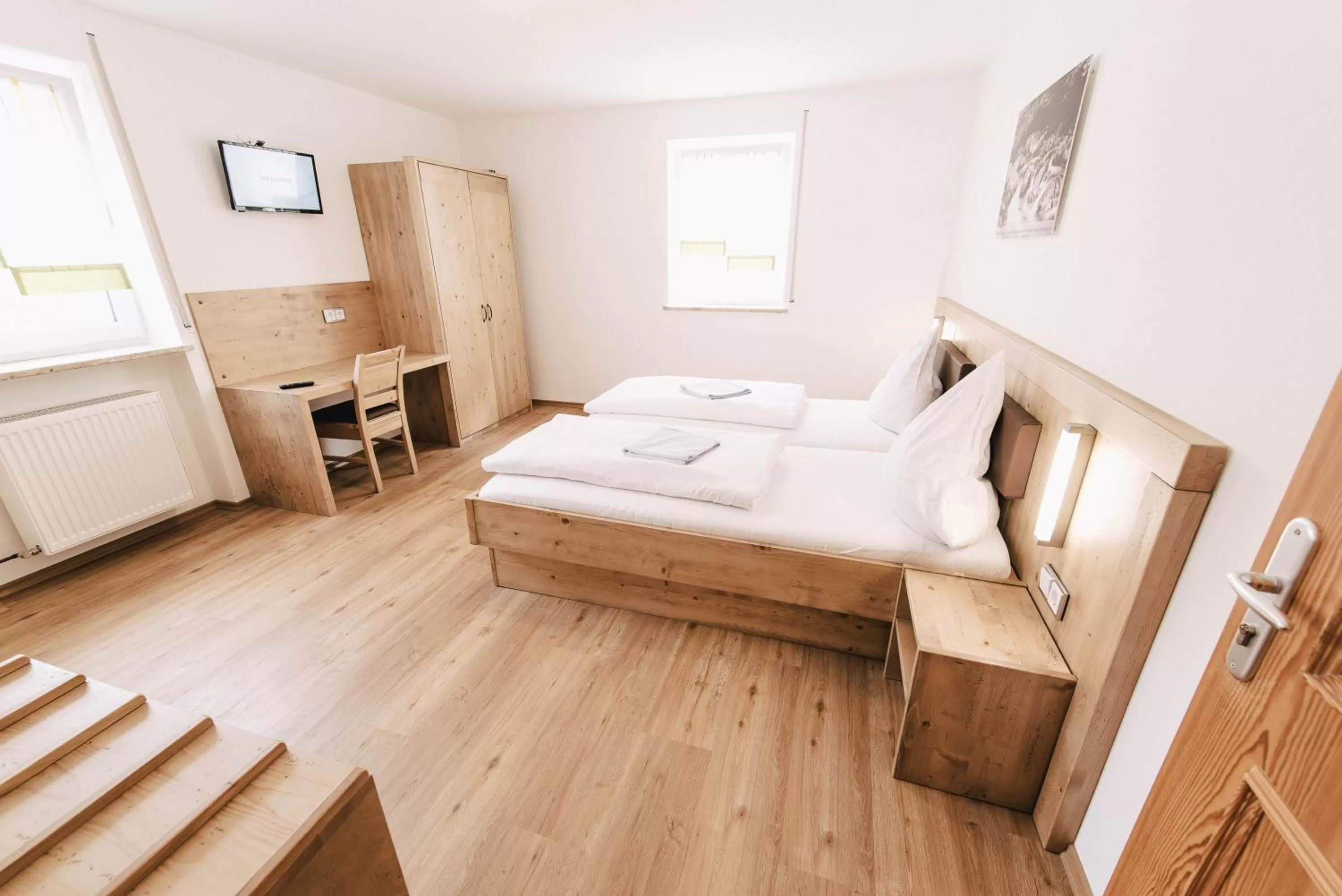 Bedroom, Bed in Gasthof Metzgerei Linsmeier