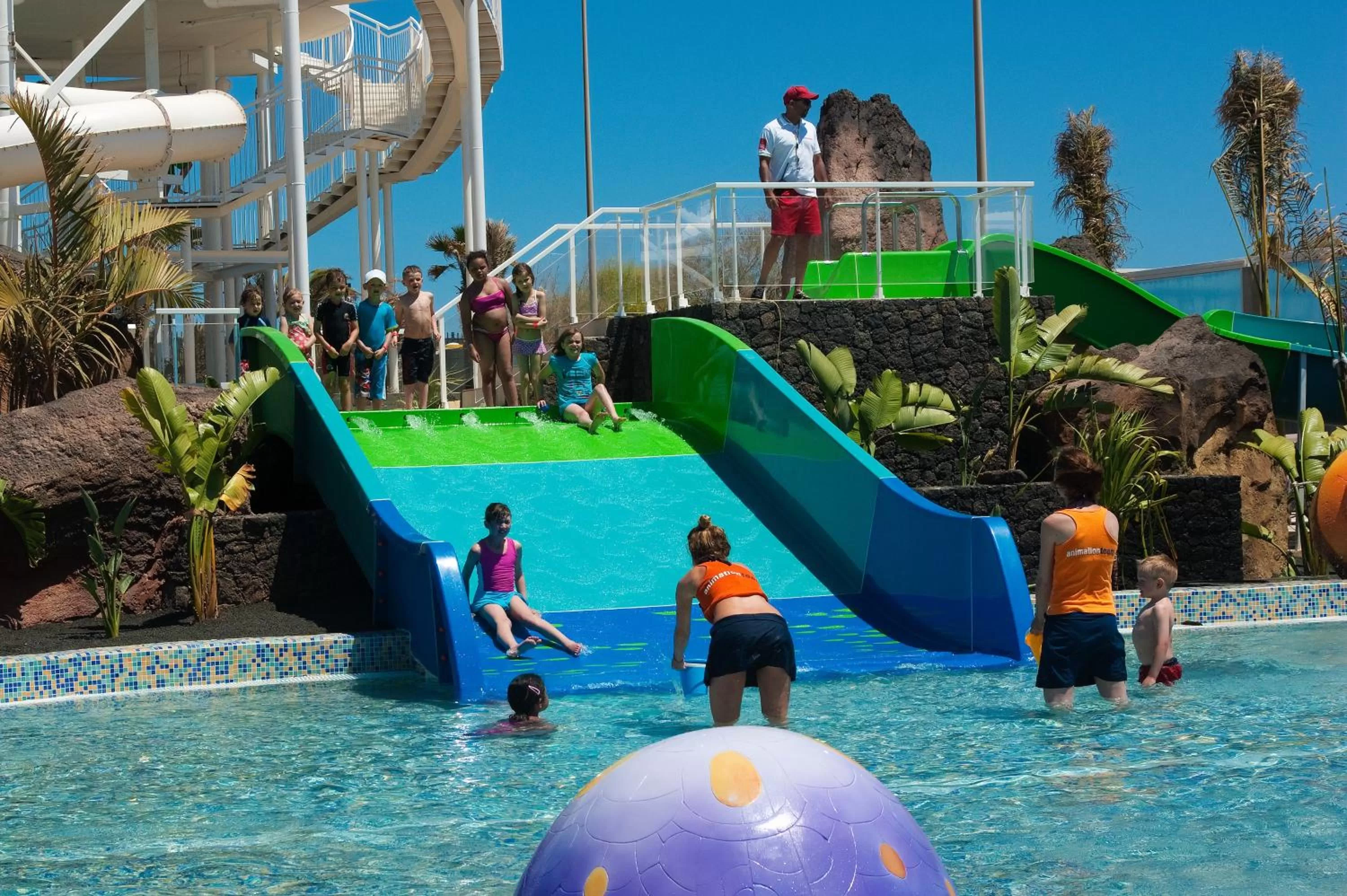 Aqua park in Relaxia Lanzasur Club - Aqualava Water Park