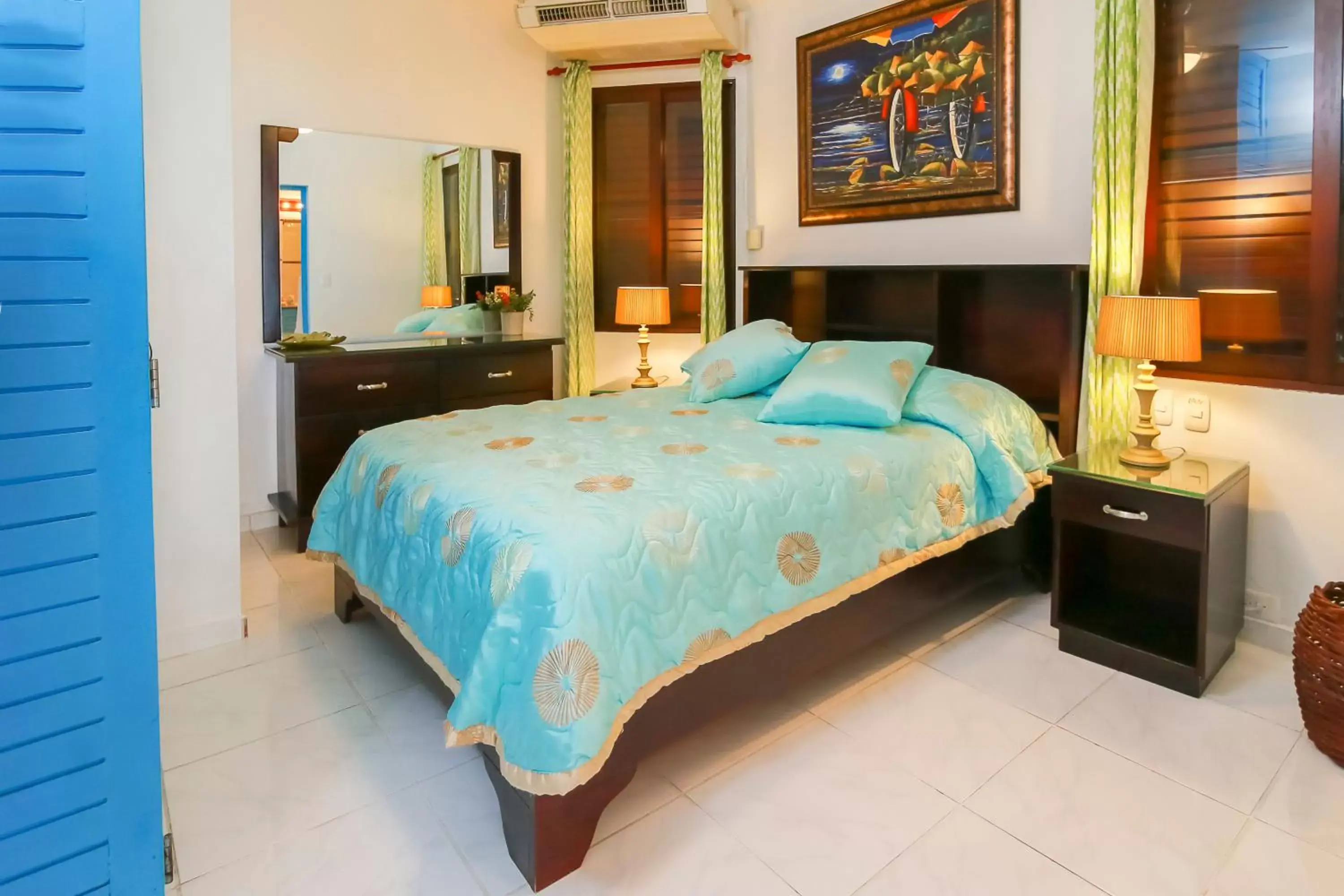 Bed in Cabarete Palm Beach Condos