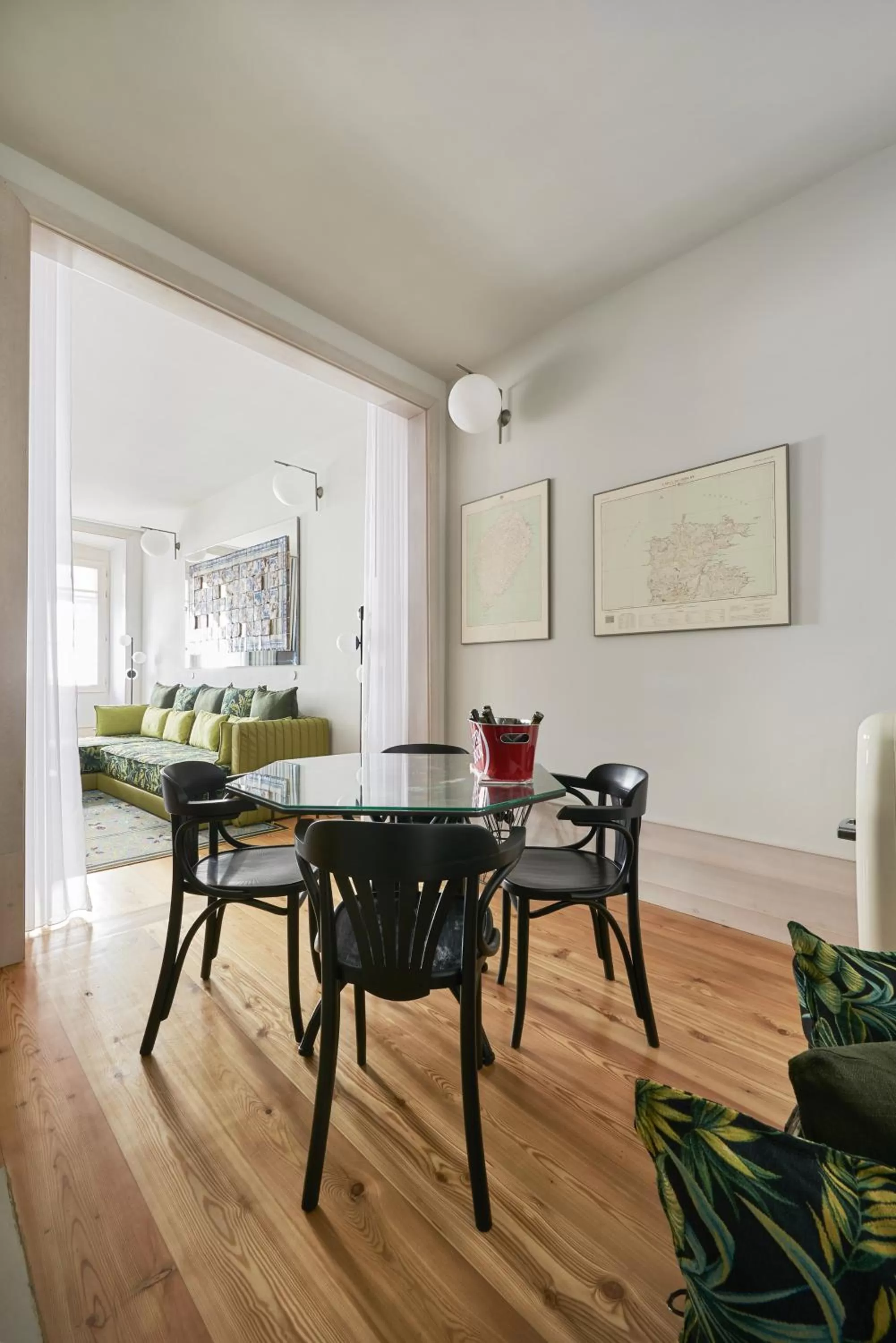 Living room in Cais Urban Lodge