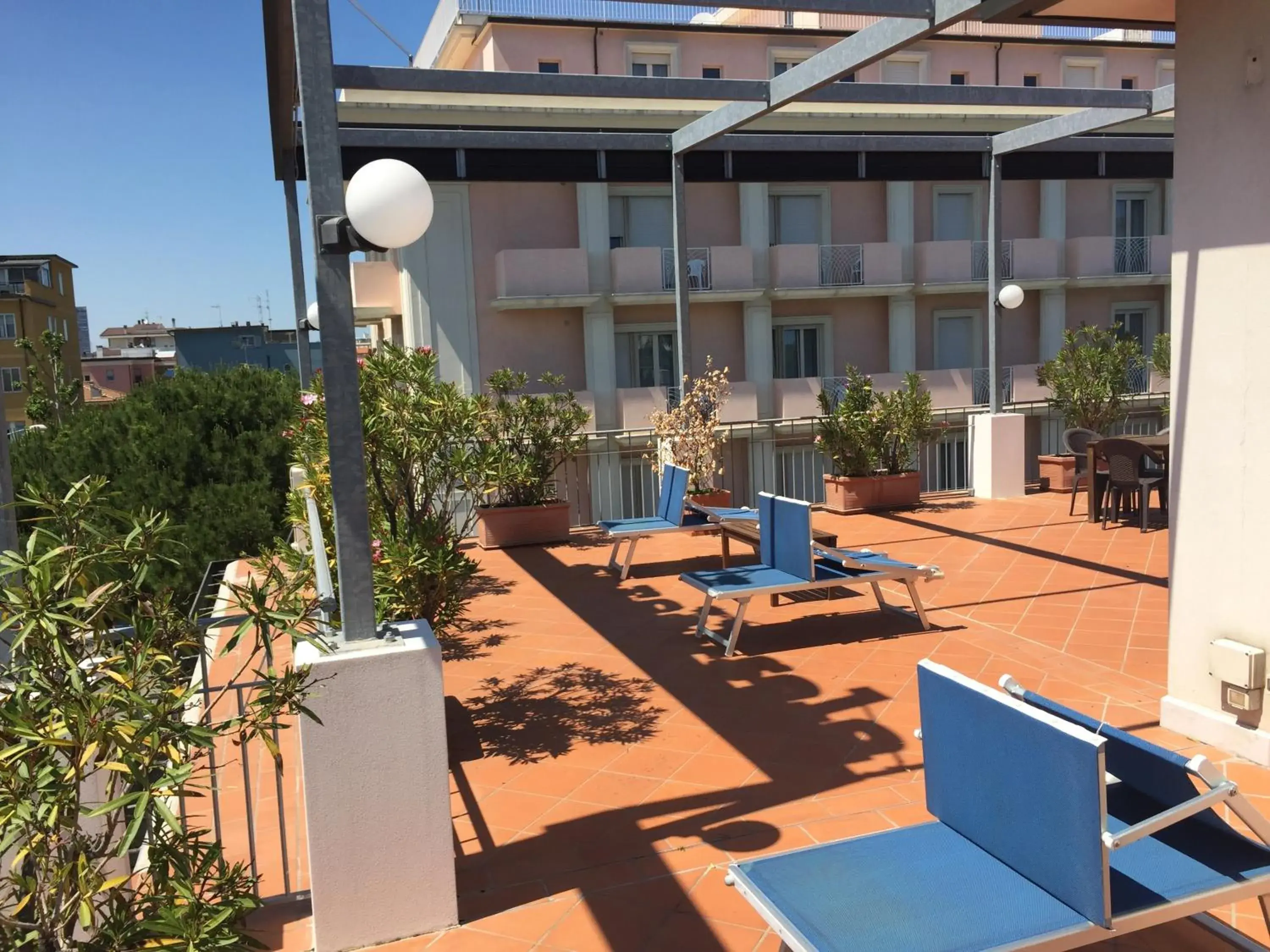 Balcony/Terrace, Swimming Pool in Hotel Arcangelo