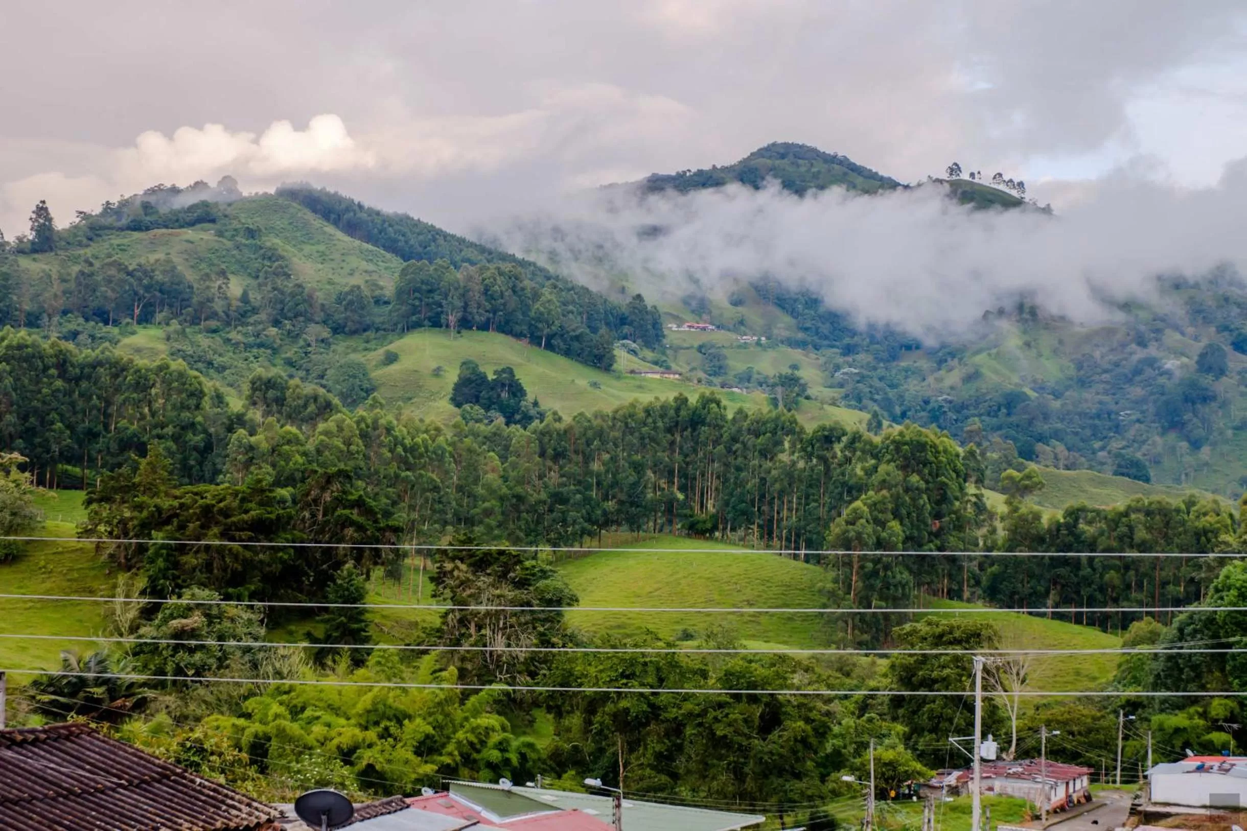 Mountain view in Casa Borbon