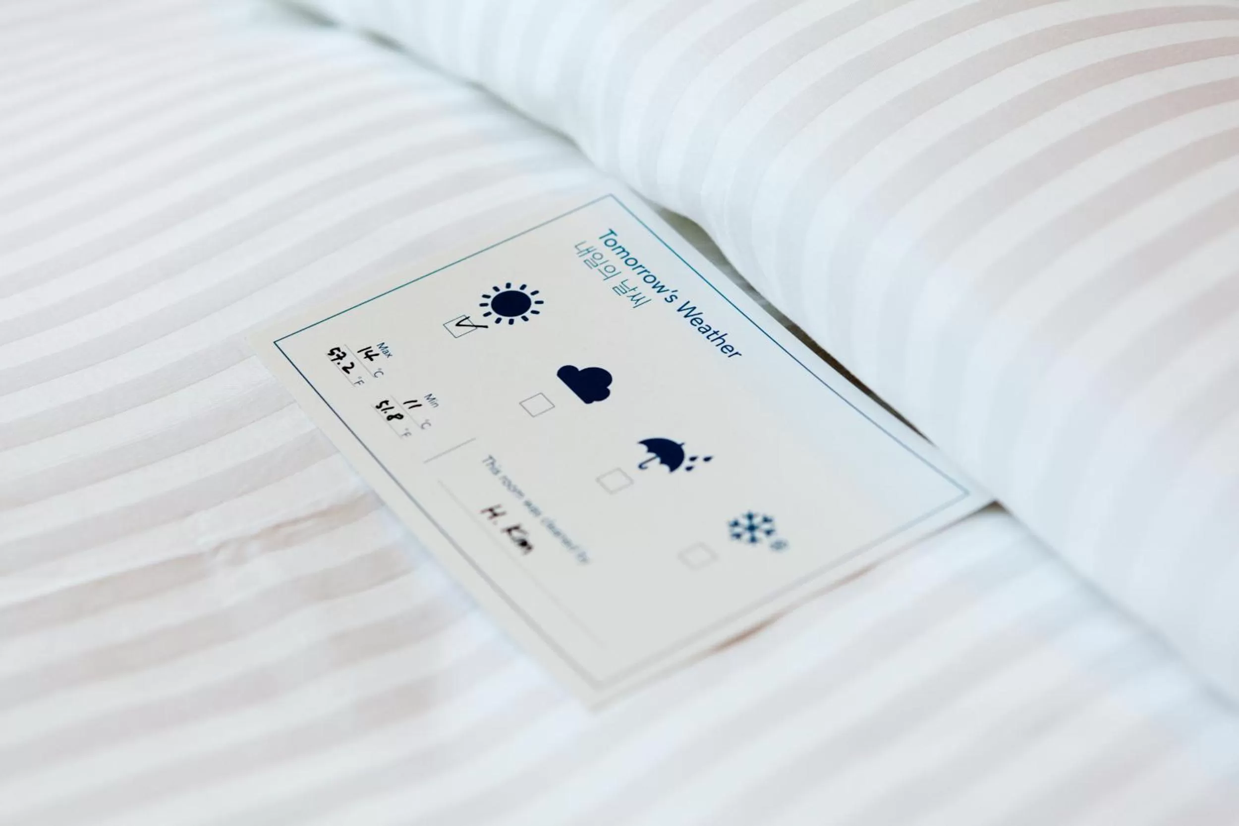 Bed in Acube Hotel Dongdaemun