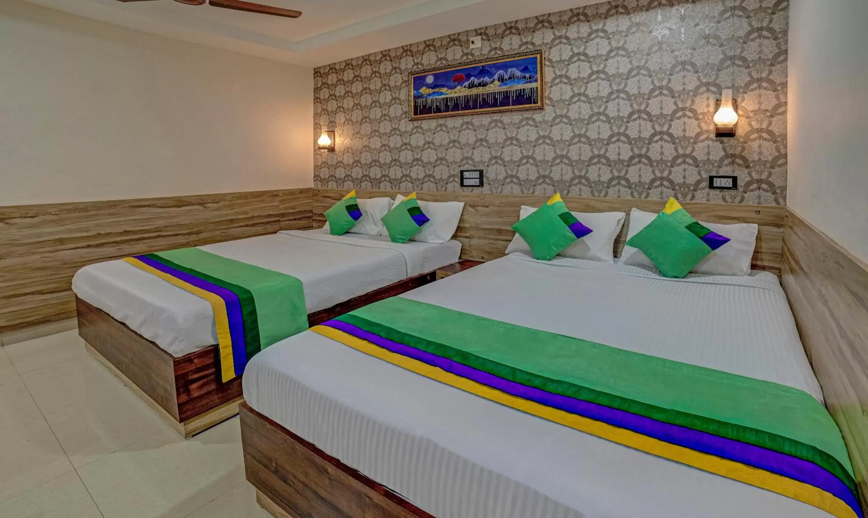 Bedroom, Bed in Treebo Seven Inn Bedroom, Bed in Treebo Seven Inn