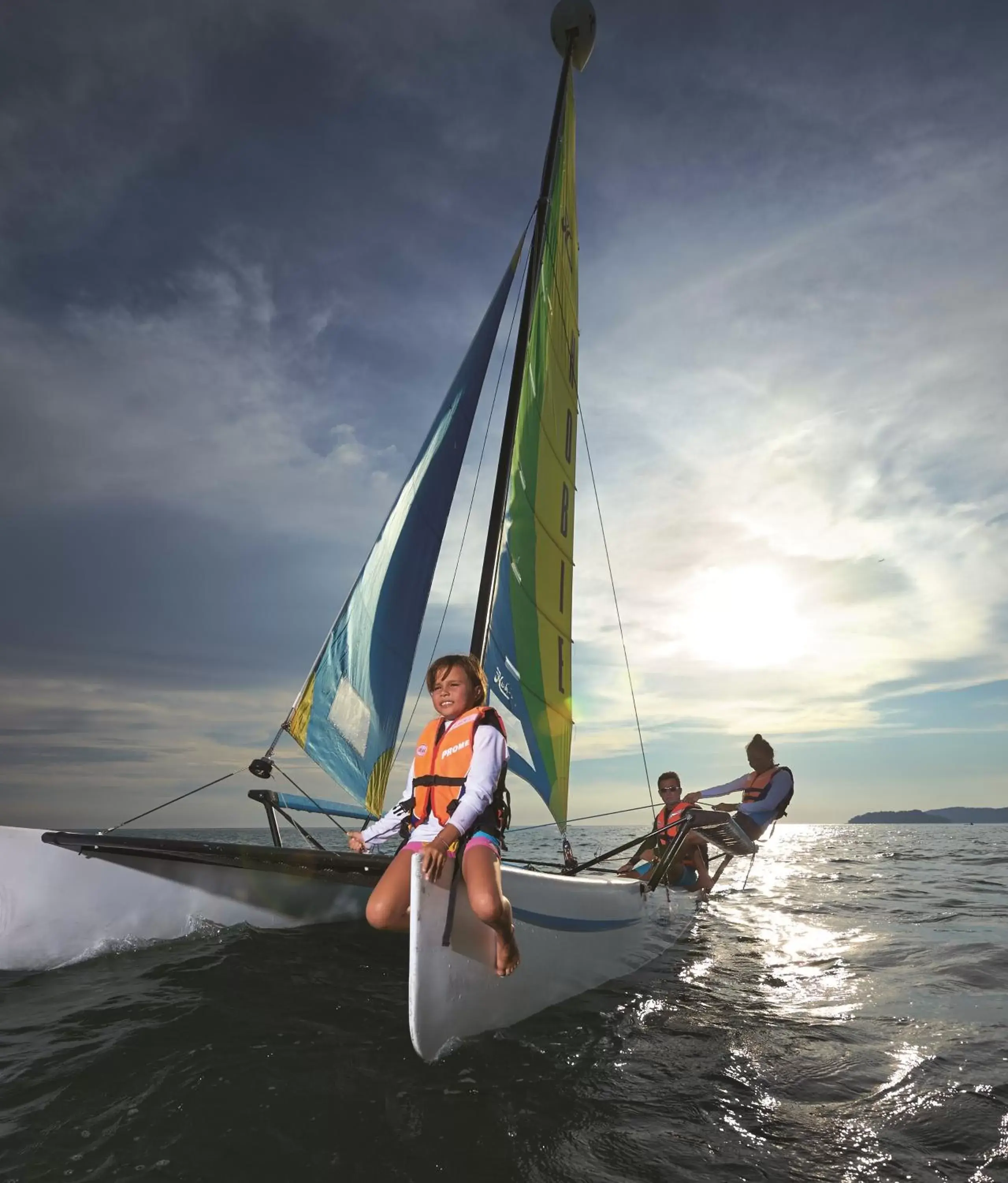 Summer, Windsurfing in Shangri-La Tanjung Aru, Kota Kinabalu