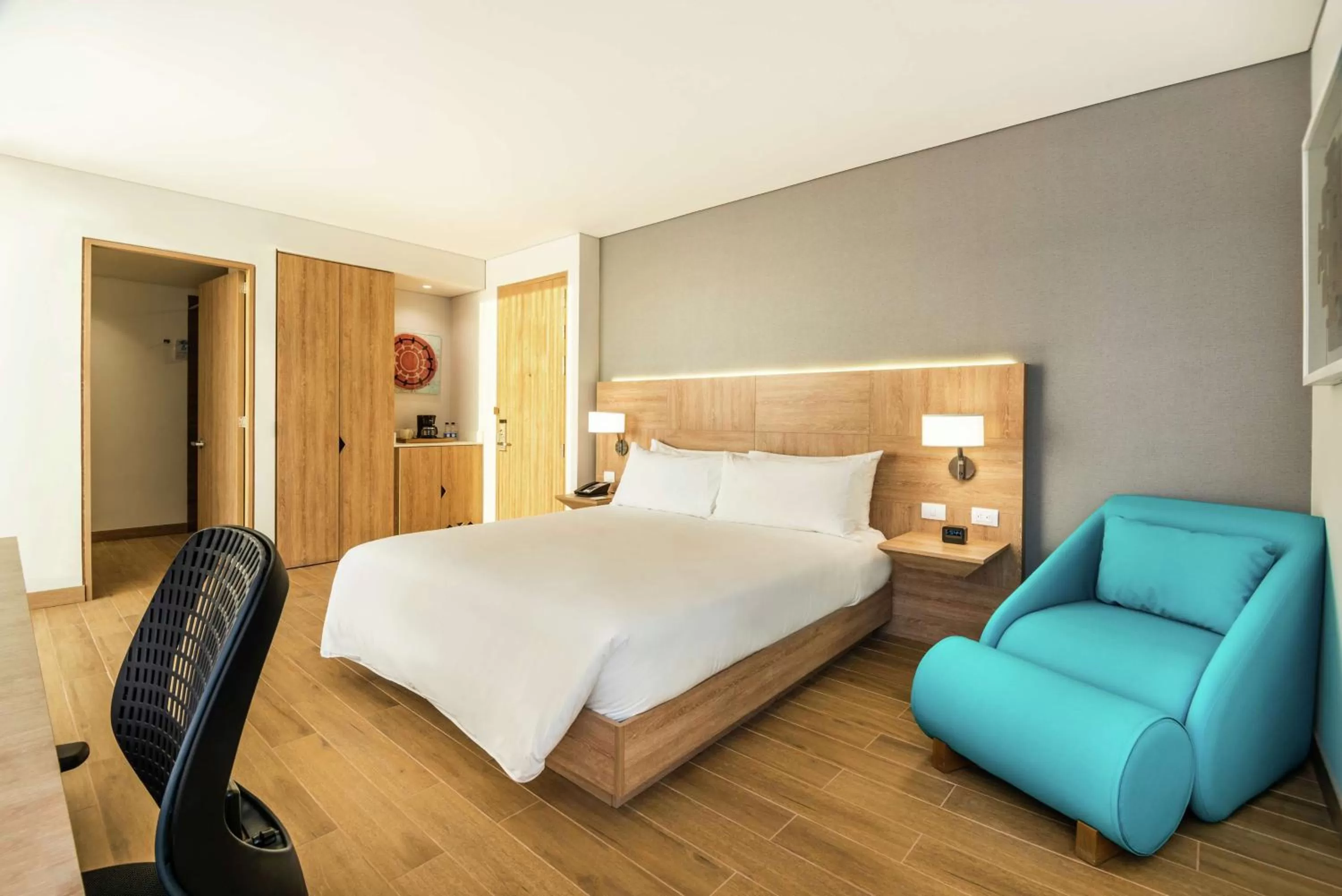 Bed in Hilton Garden Inn Santa Marta