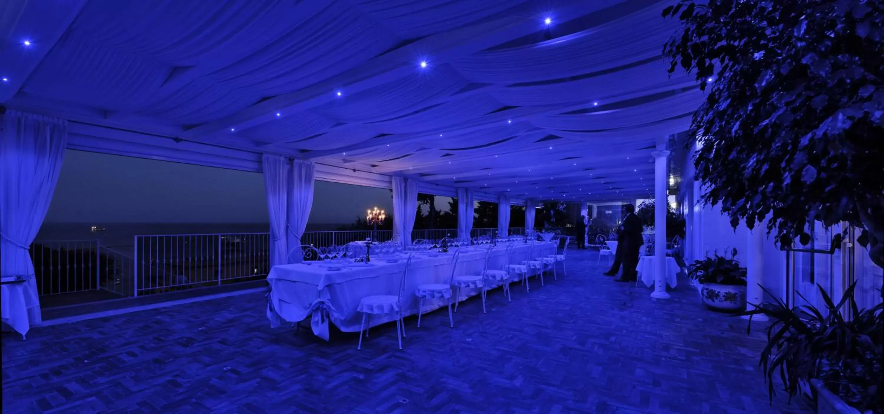 Balcony/Terrace, Banquet Facilities in Hotel Villa Poseidon & Events