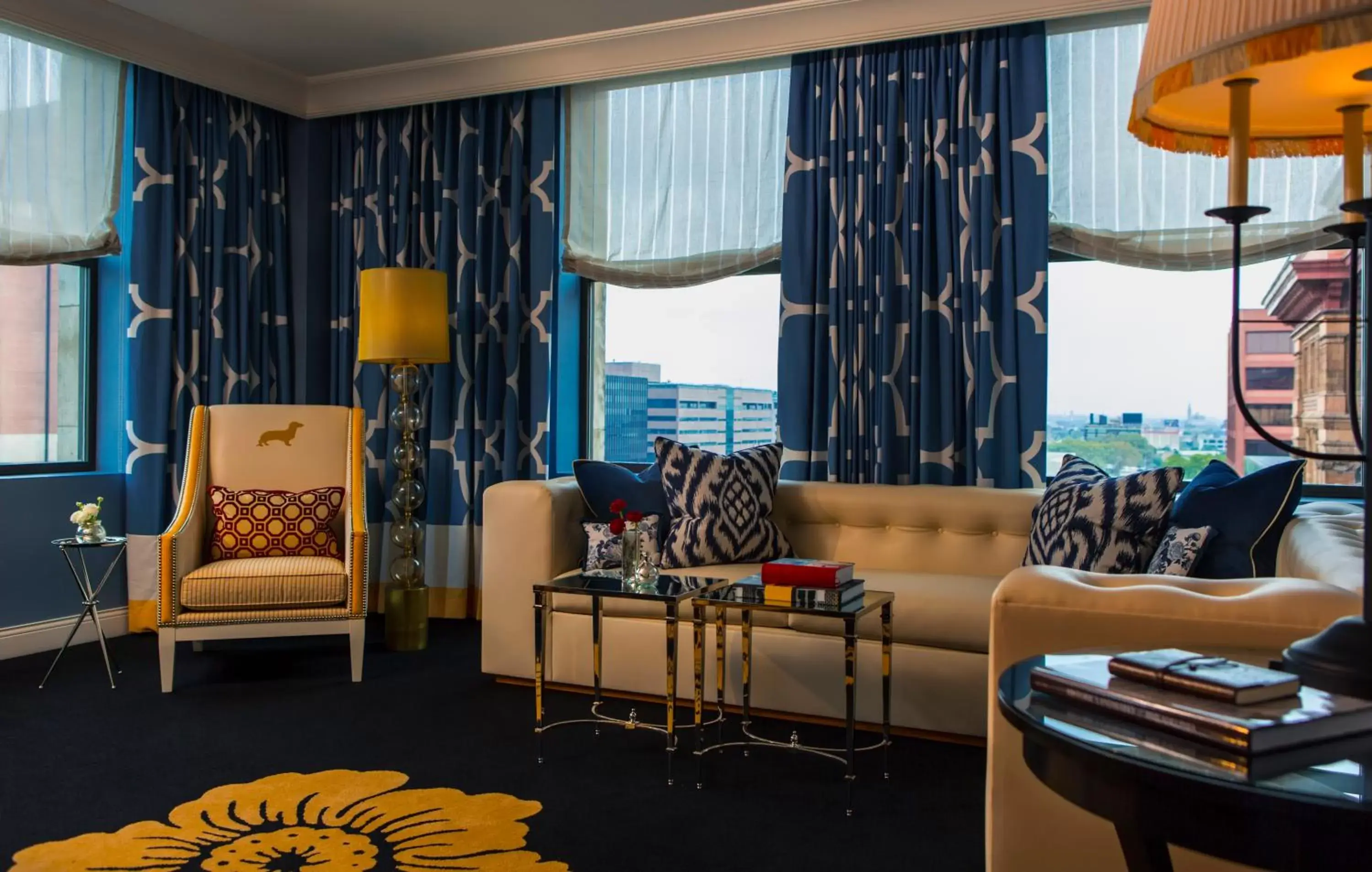 Living room, Seating Area in Kimpton Hotel Monaco Philadelphia, an IHG Hotel