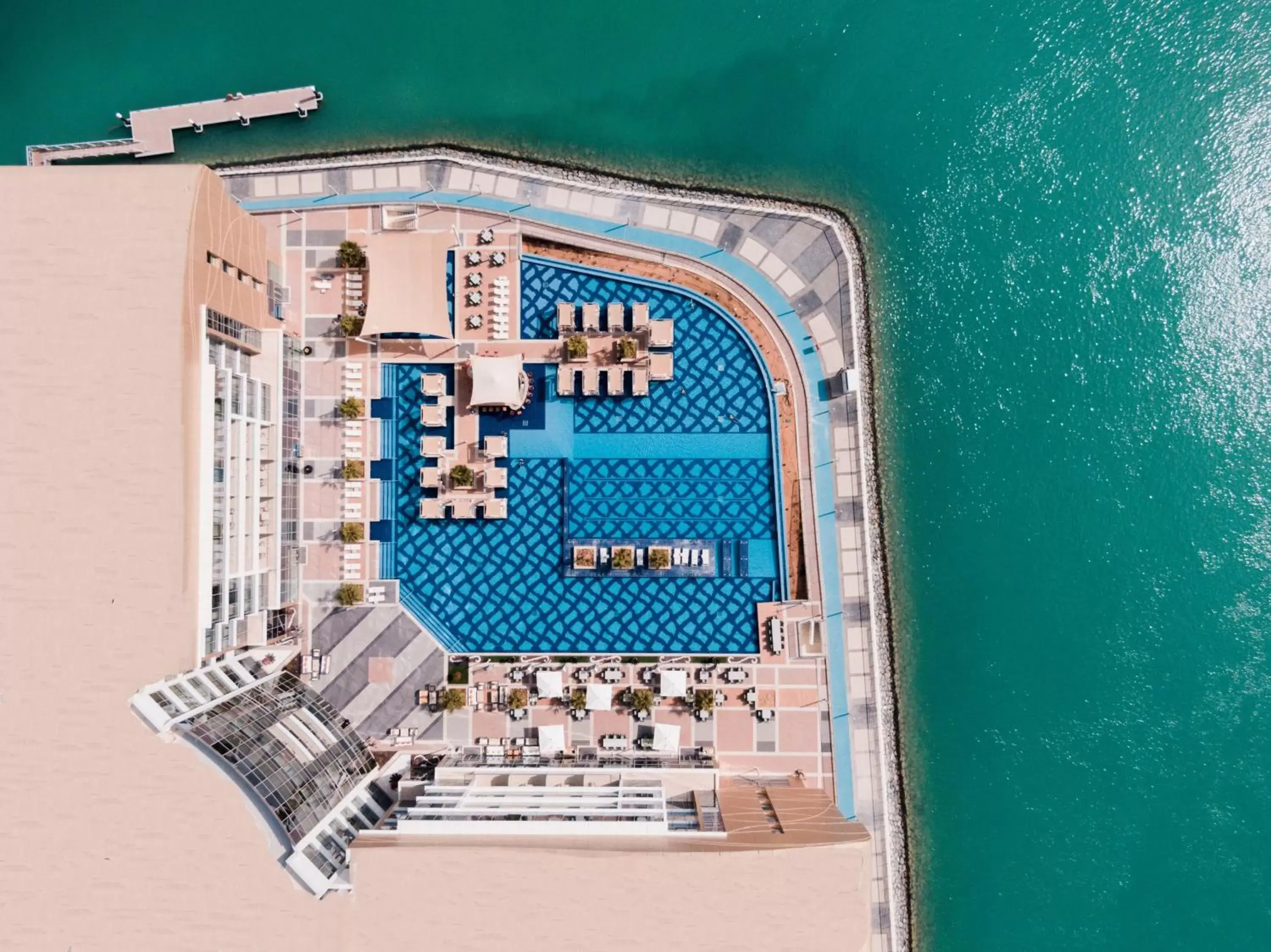 Bird's eye view, Floor Plan in Royal M Hotel & Resort Abu Dhabi