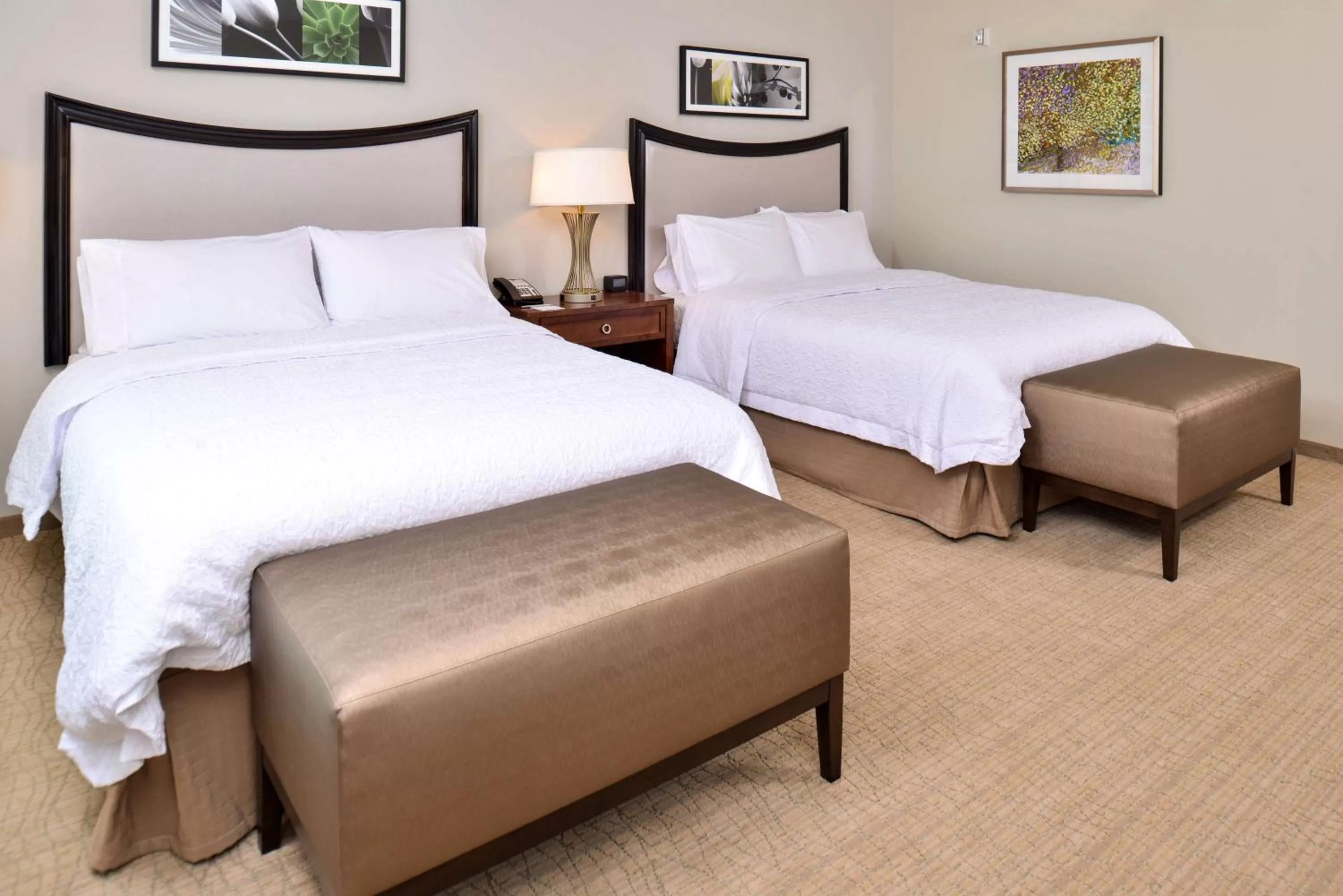 Queen Room with Two Queen Beds with Roll In Shower - Mobility/Hearing Access in Hampton Inn & Suites Orlando/Downtown South - Medical Center