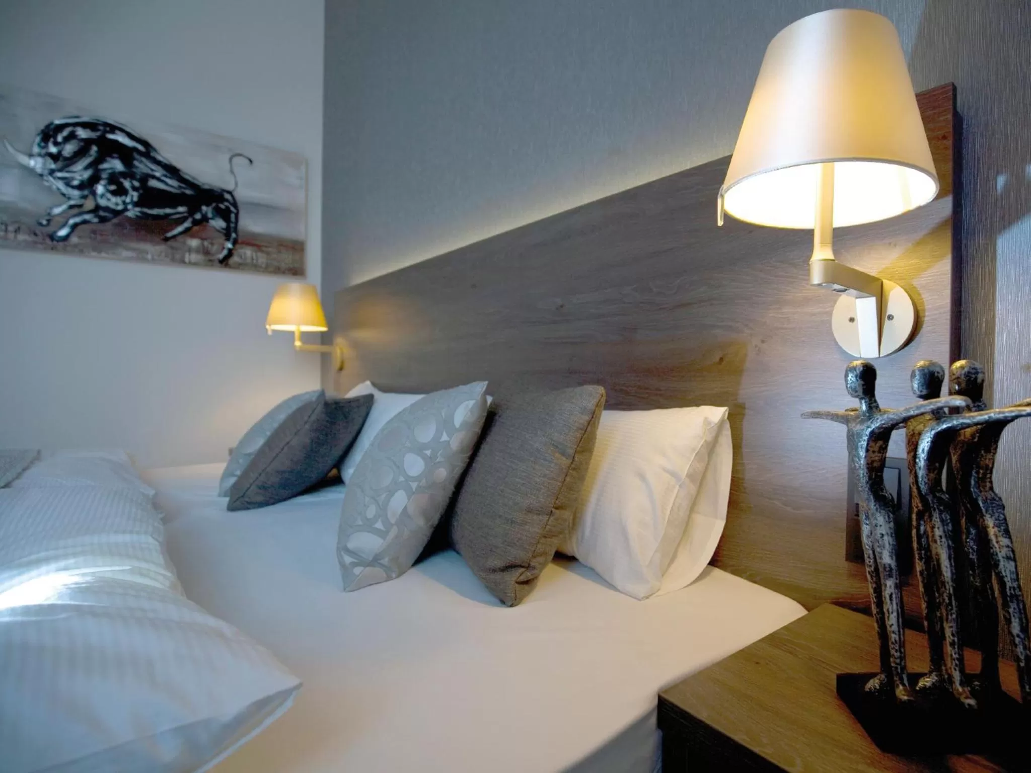 Bed in Hotel Eislinger Tor