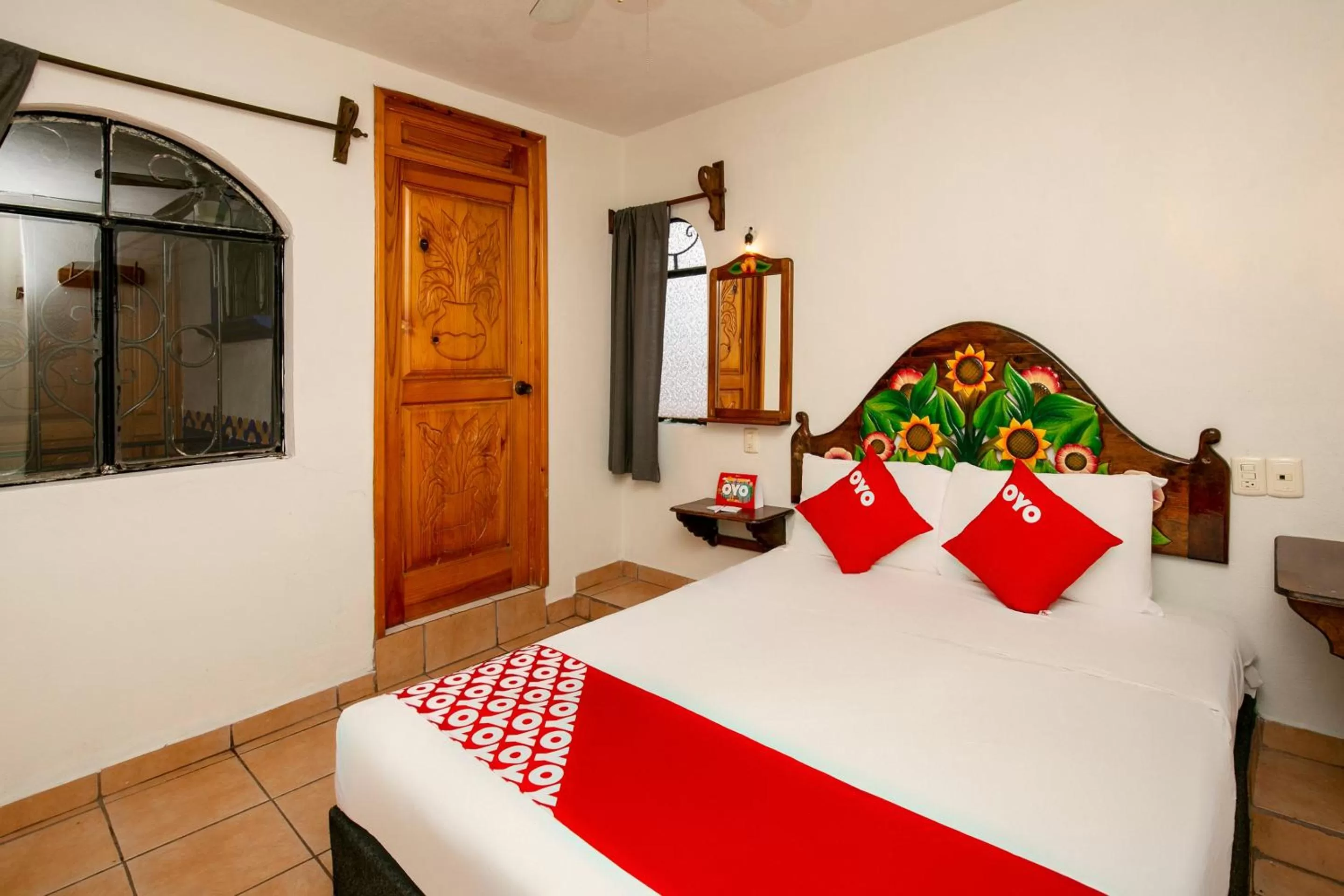 Bedroom in OYO La Casita