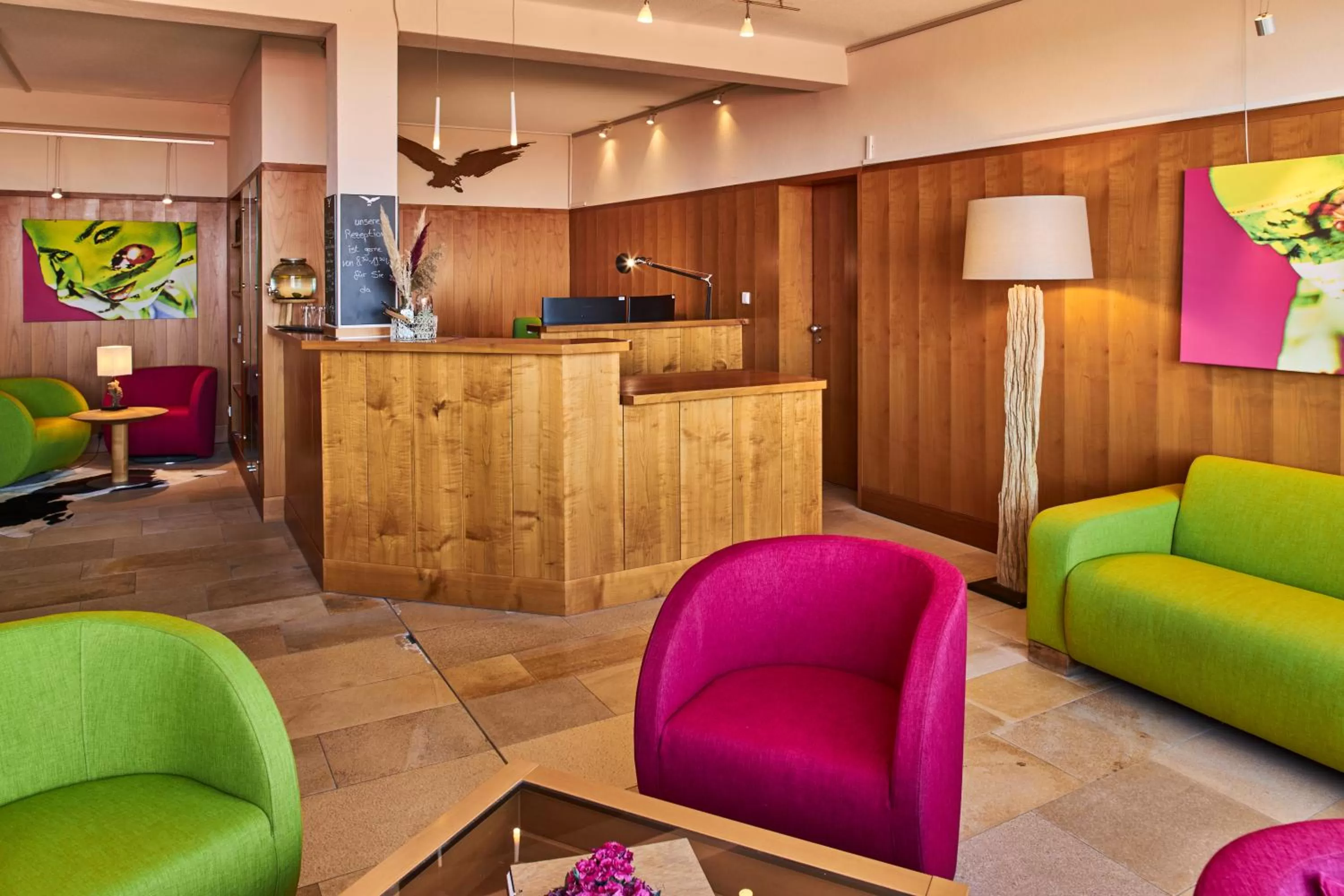 Lobby or reception in Berghotel Lothar-Mai-Haus