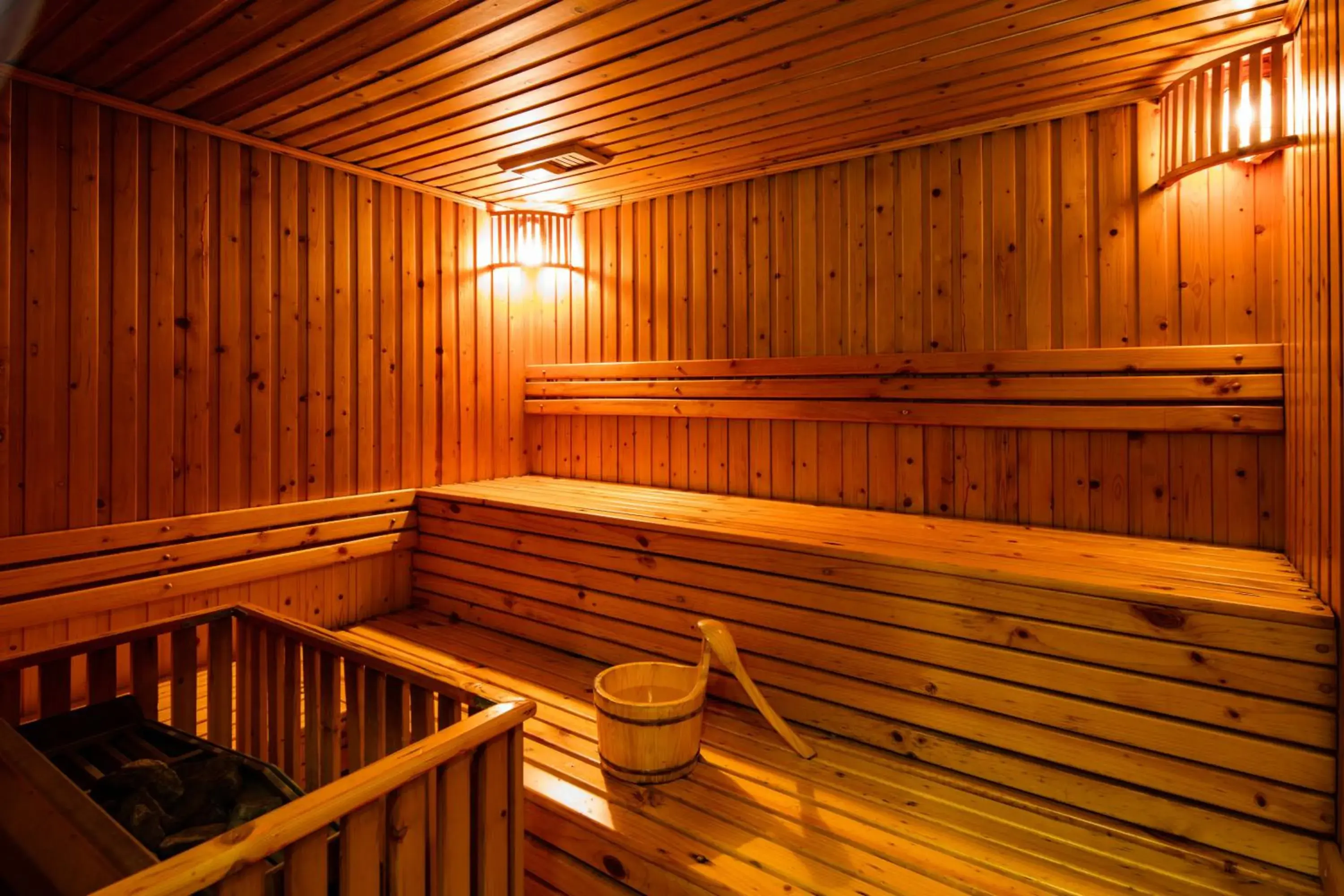 Sauna in Norfolk Mansion - Luxury Serviced Apartment