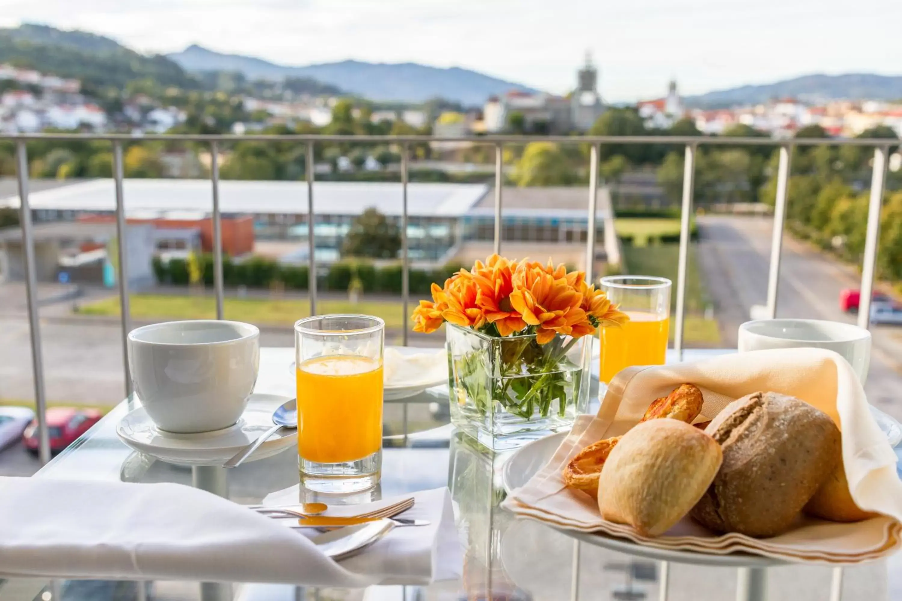 Balcony/Terrace, Breakfast in Luna Arcos Hotel Nature & Wellness