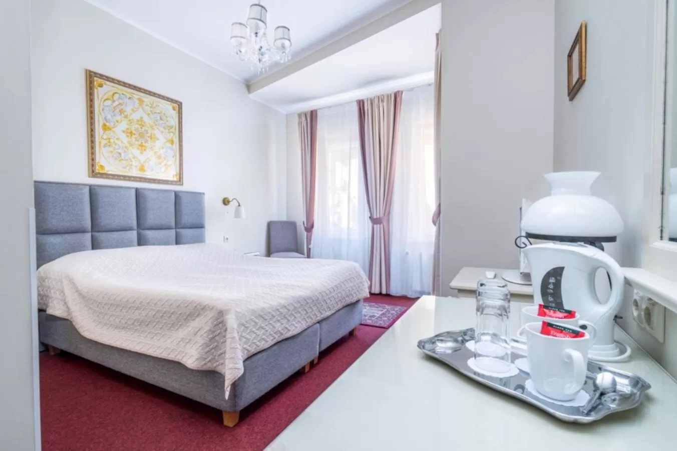 Photo of the whole room, Bed in Forums Boutique Hotel