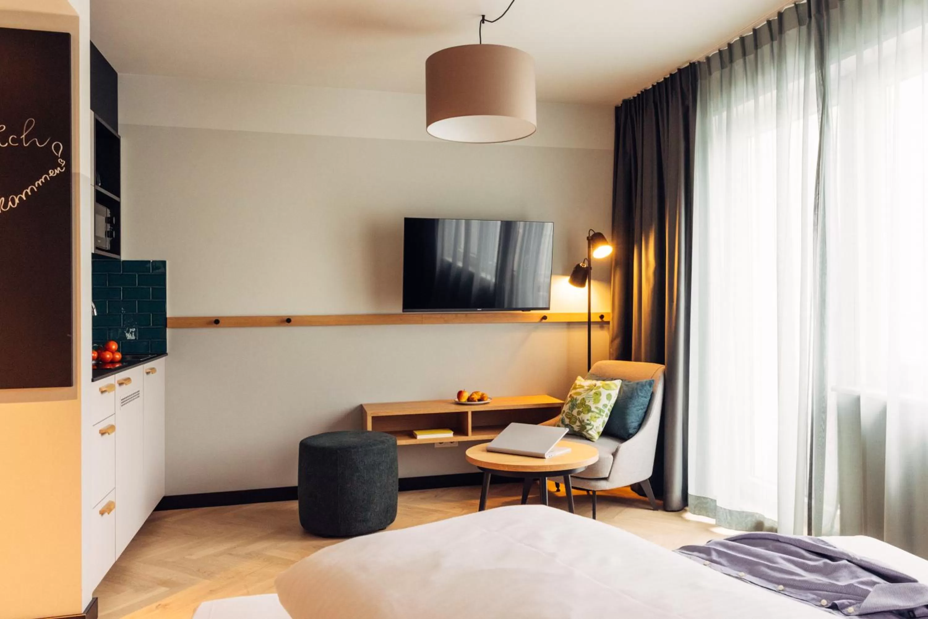 Living room, Bed in harry's home Berlin-Moabit hotel & apartments