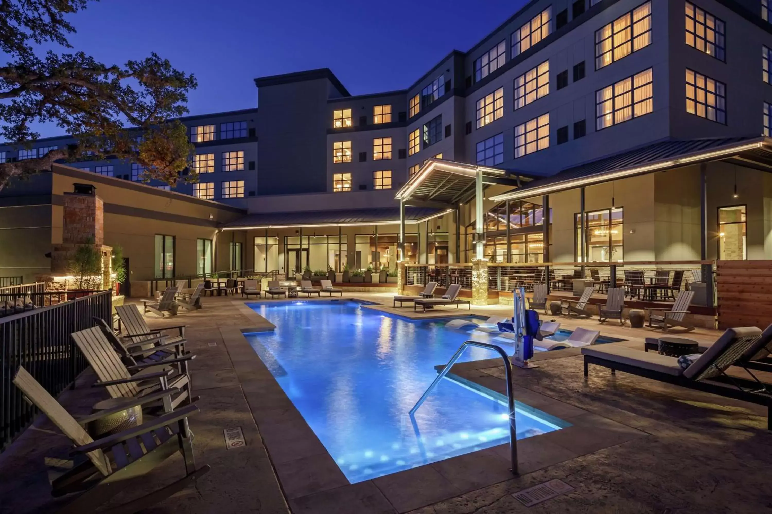 Pool view in The Bevy Hotel Boerne, A Doubletree By Hilton Pool view in The Bevy Hotel Boerne, A Doubletree By Hilton