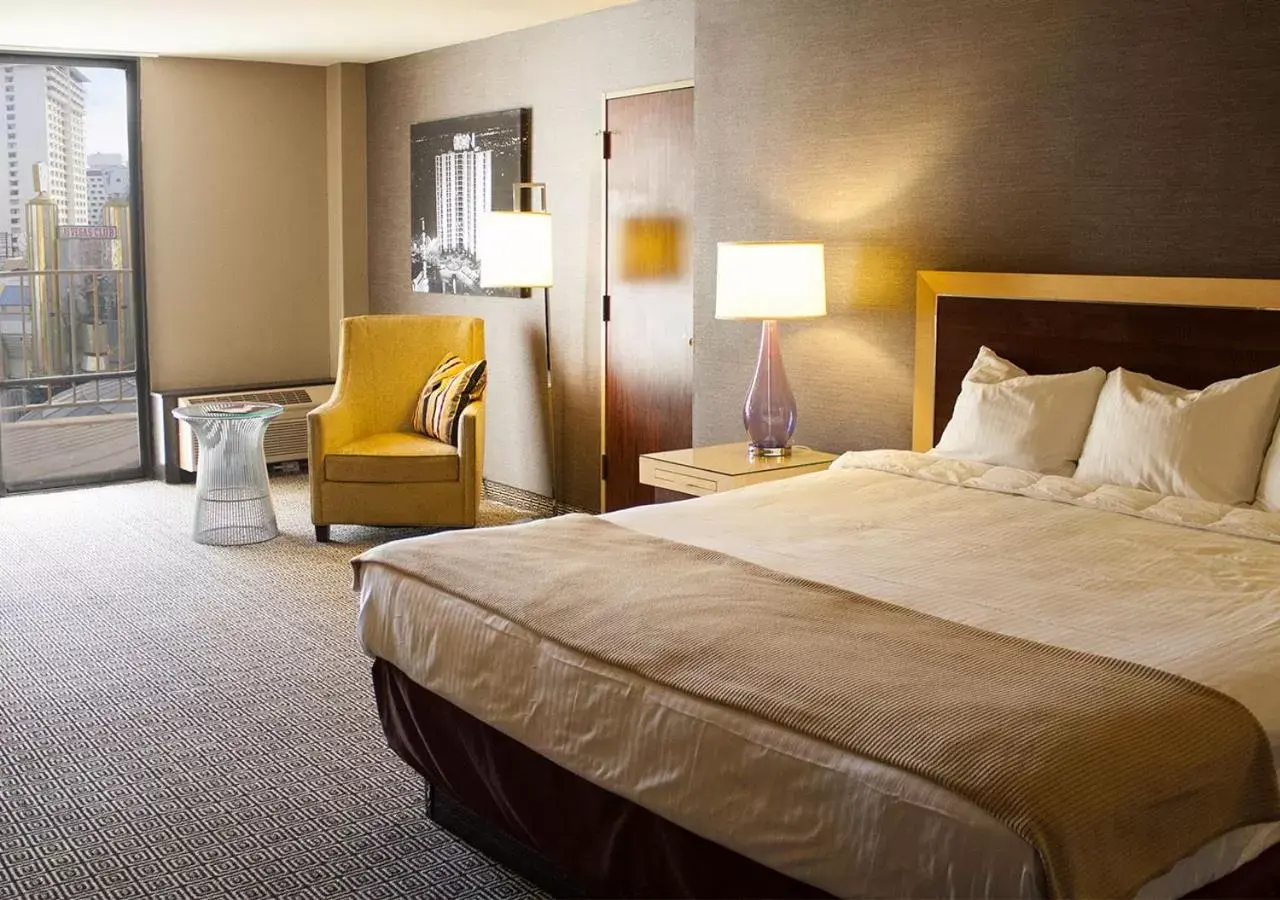 Bed in Plaza Hotel & Casino