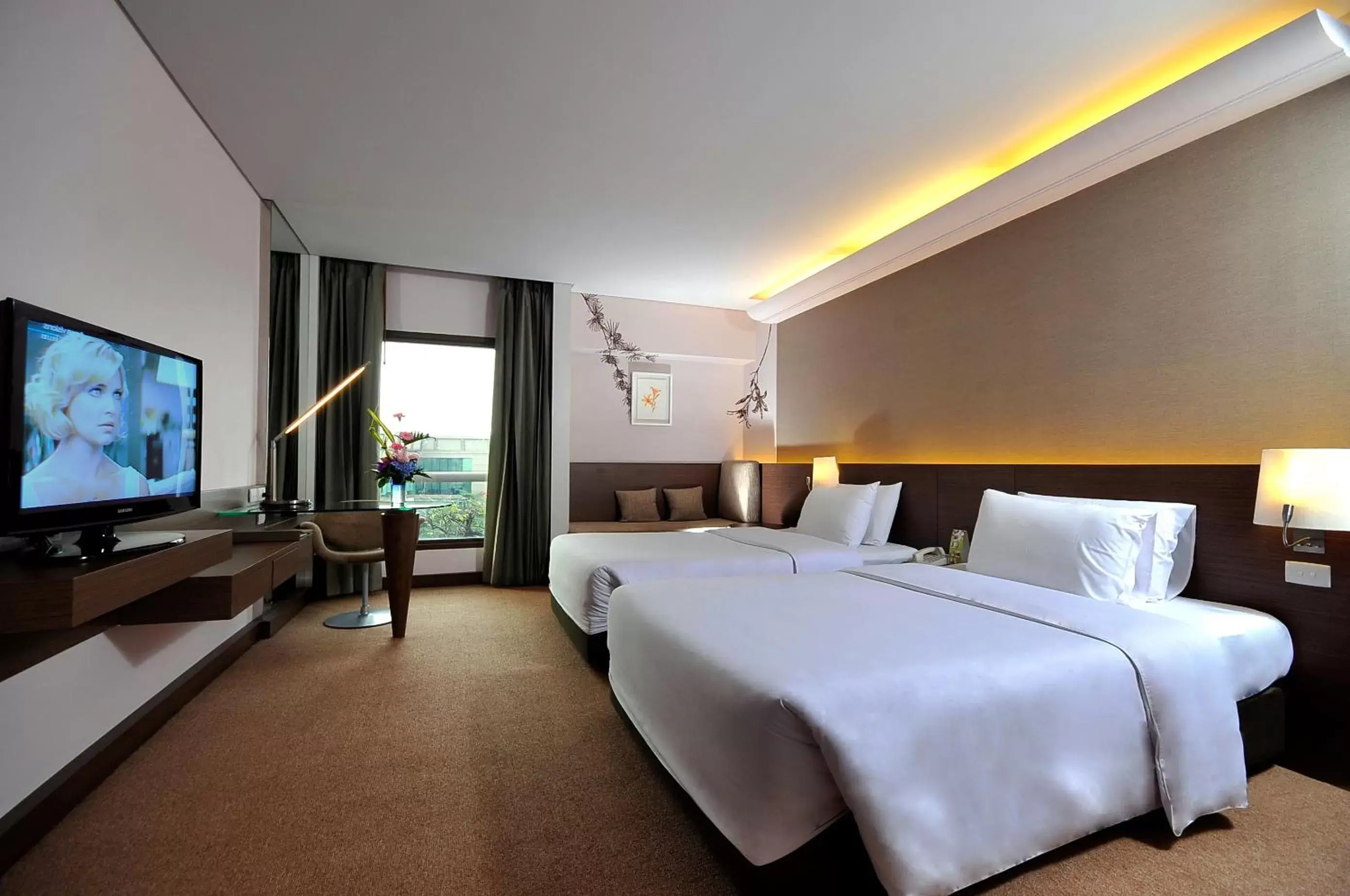 Bedroom in Rama Gardens Hotel Bangkok - SHA Plus Certified