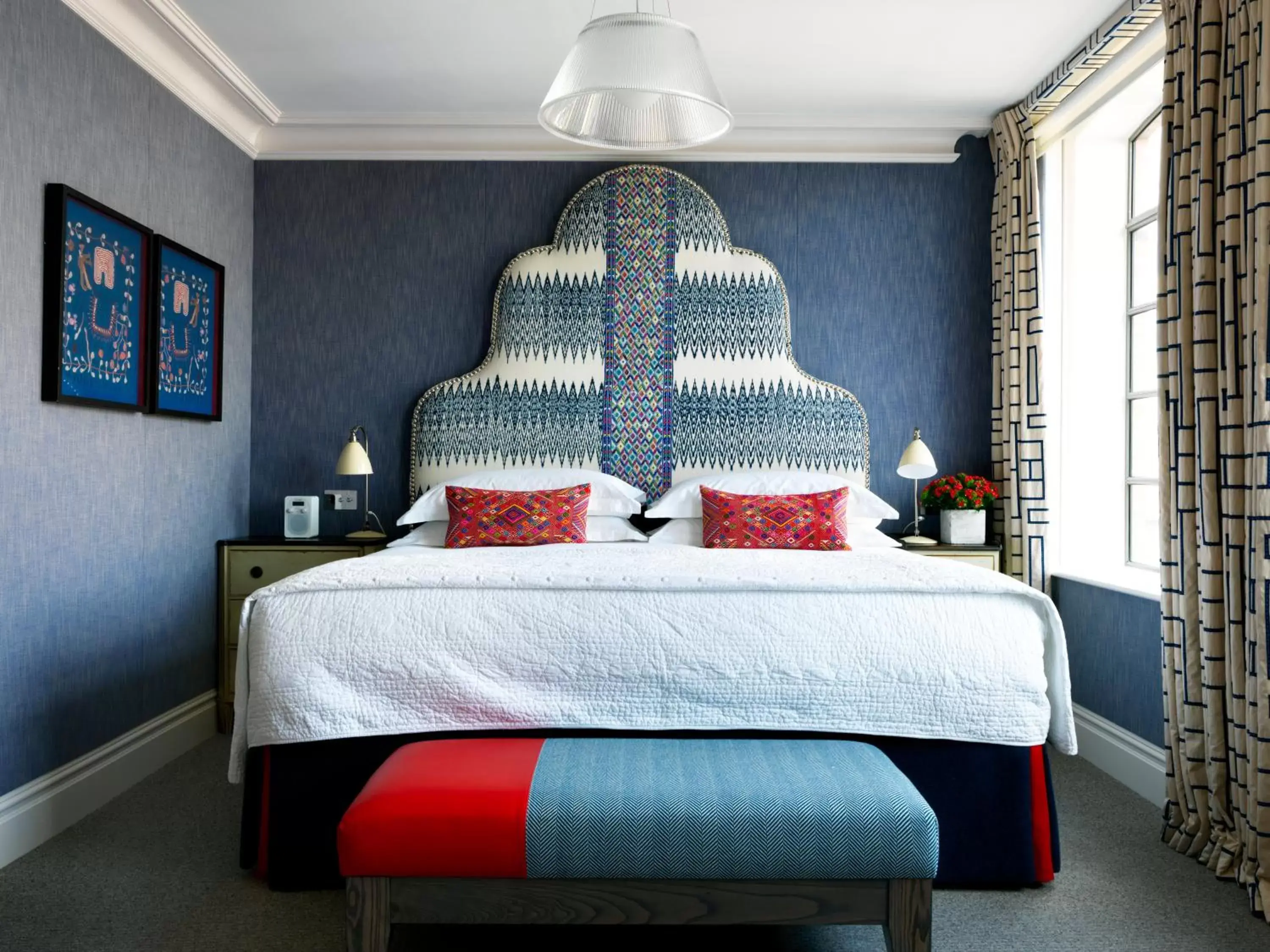 Bed in The Soho Hotel, Firmdale Hotels