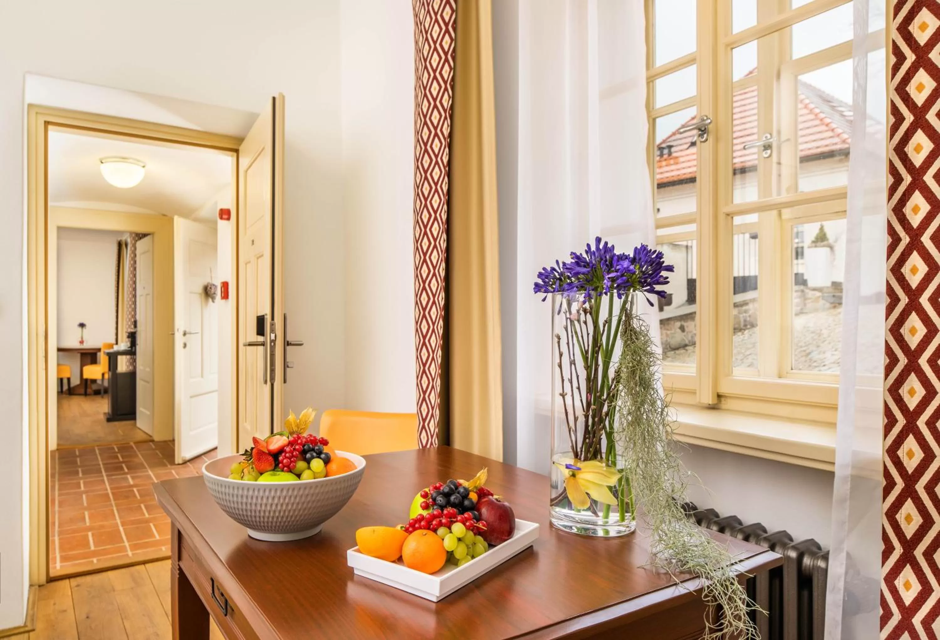 Decorative detail in Bellevue Hotel Benešov