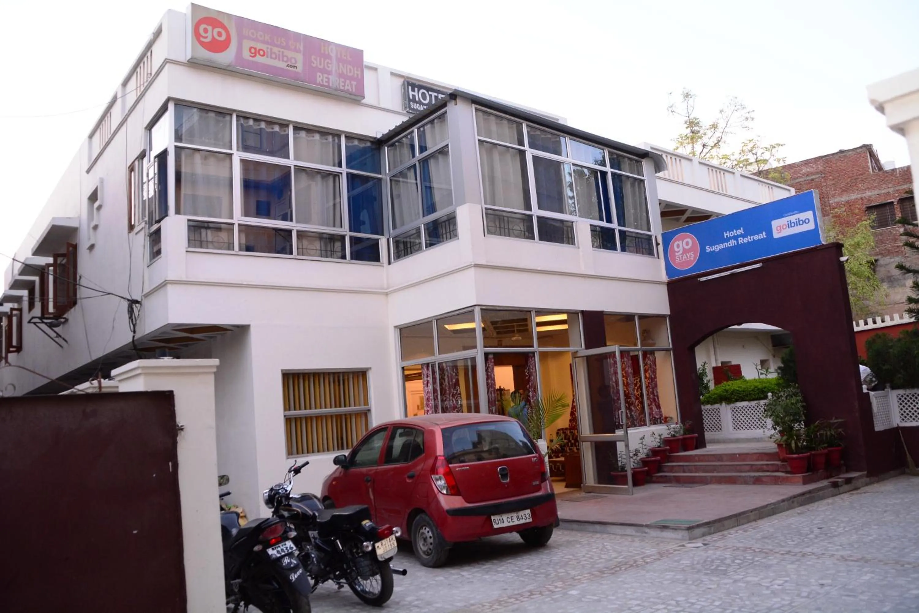 Property building in Hotel Sugandh Retreat Jaipur