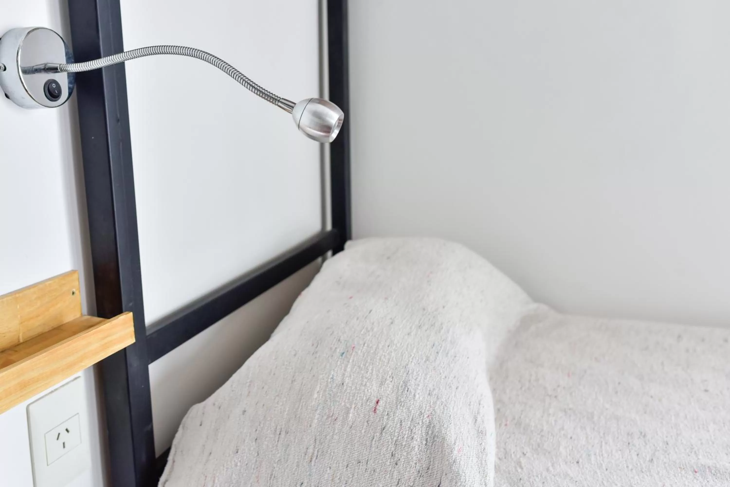 Bed in Casa Caravan - Plant Based Concept House