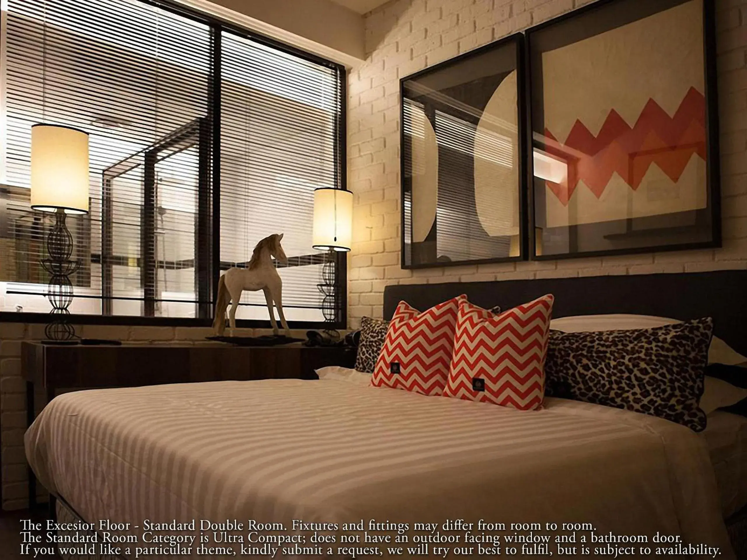 Decorative detail, Bed in M Boutique Hotel Decorative detail, Bed in M Boutique Hotel