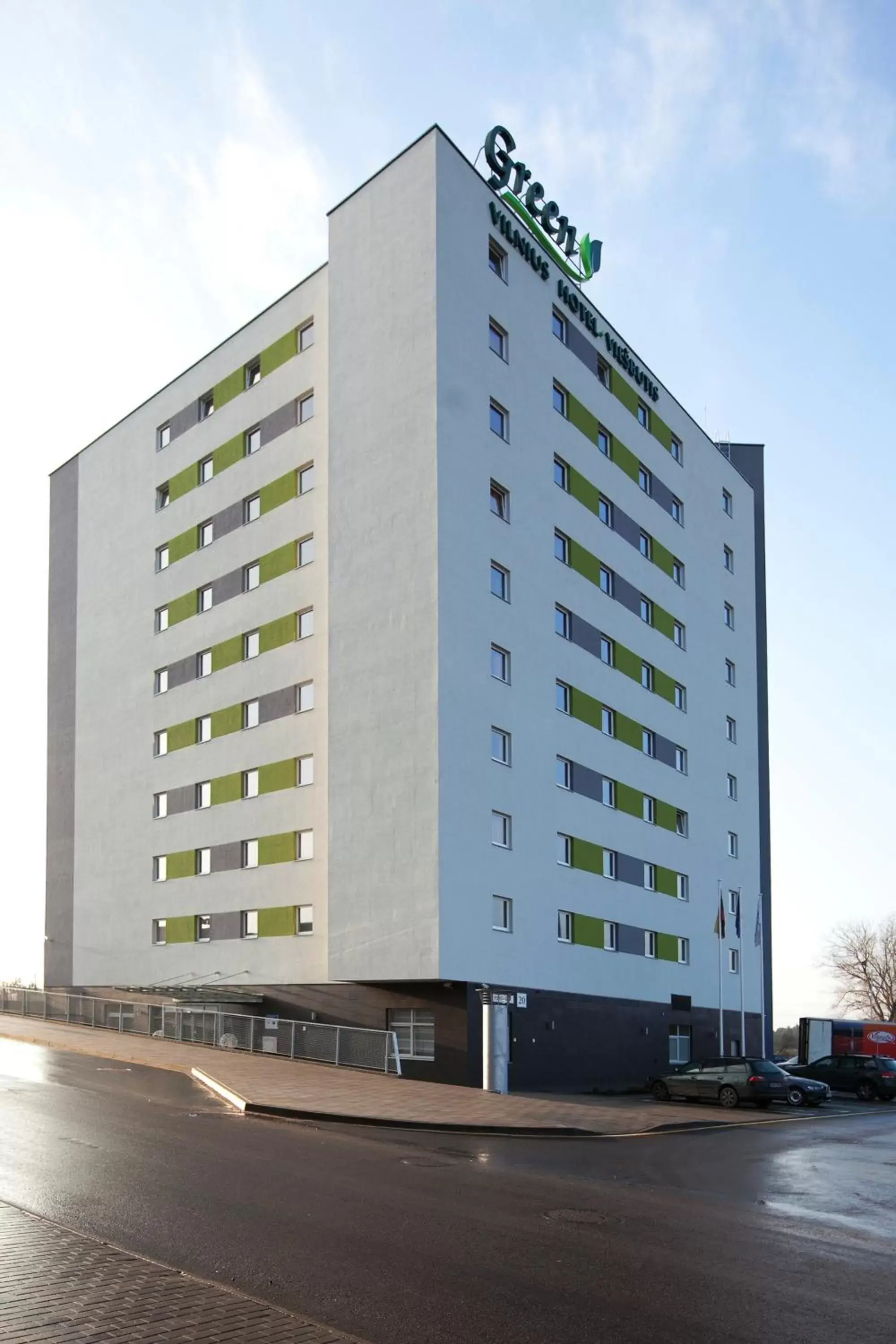 Facade/entrance, Property Building in Green Vilnius Hotel