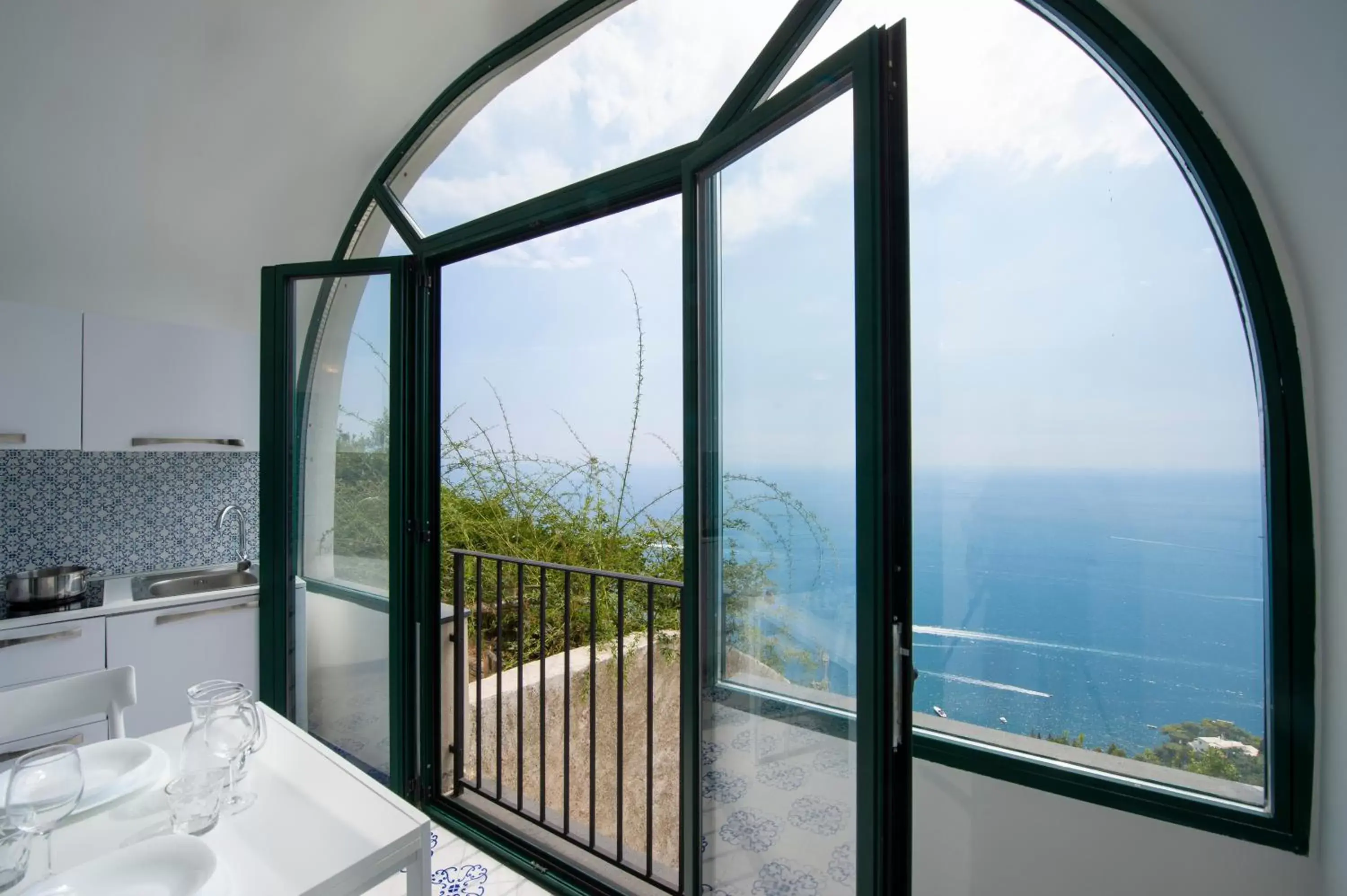 View (from property/room), Balcony/Terrace in Villa Foglia Amalfi