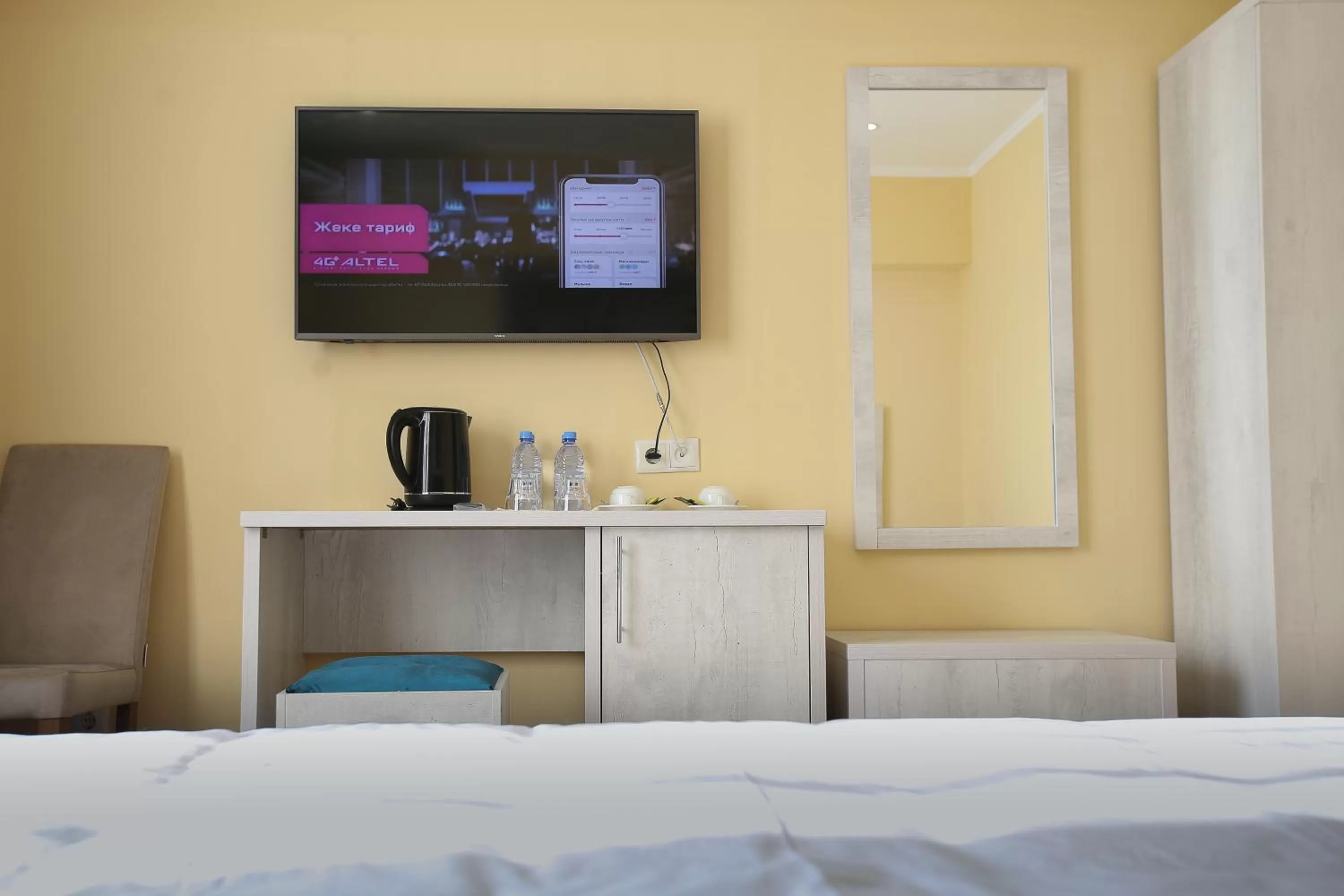 Bed in Altai Business Hotel