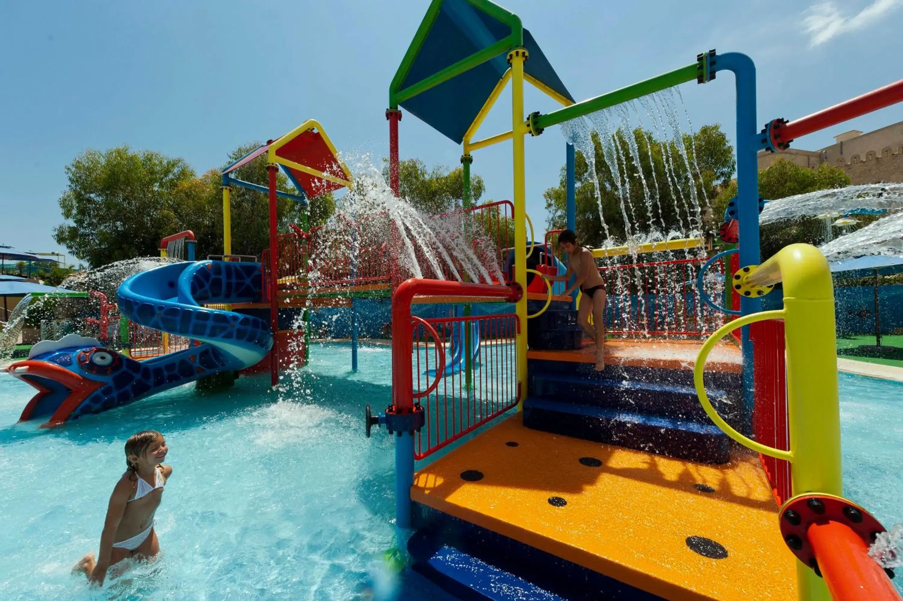 Swimming pool, Children's Play Area in Diar Lemdina Hotel