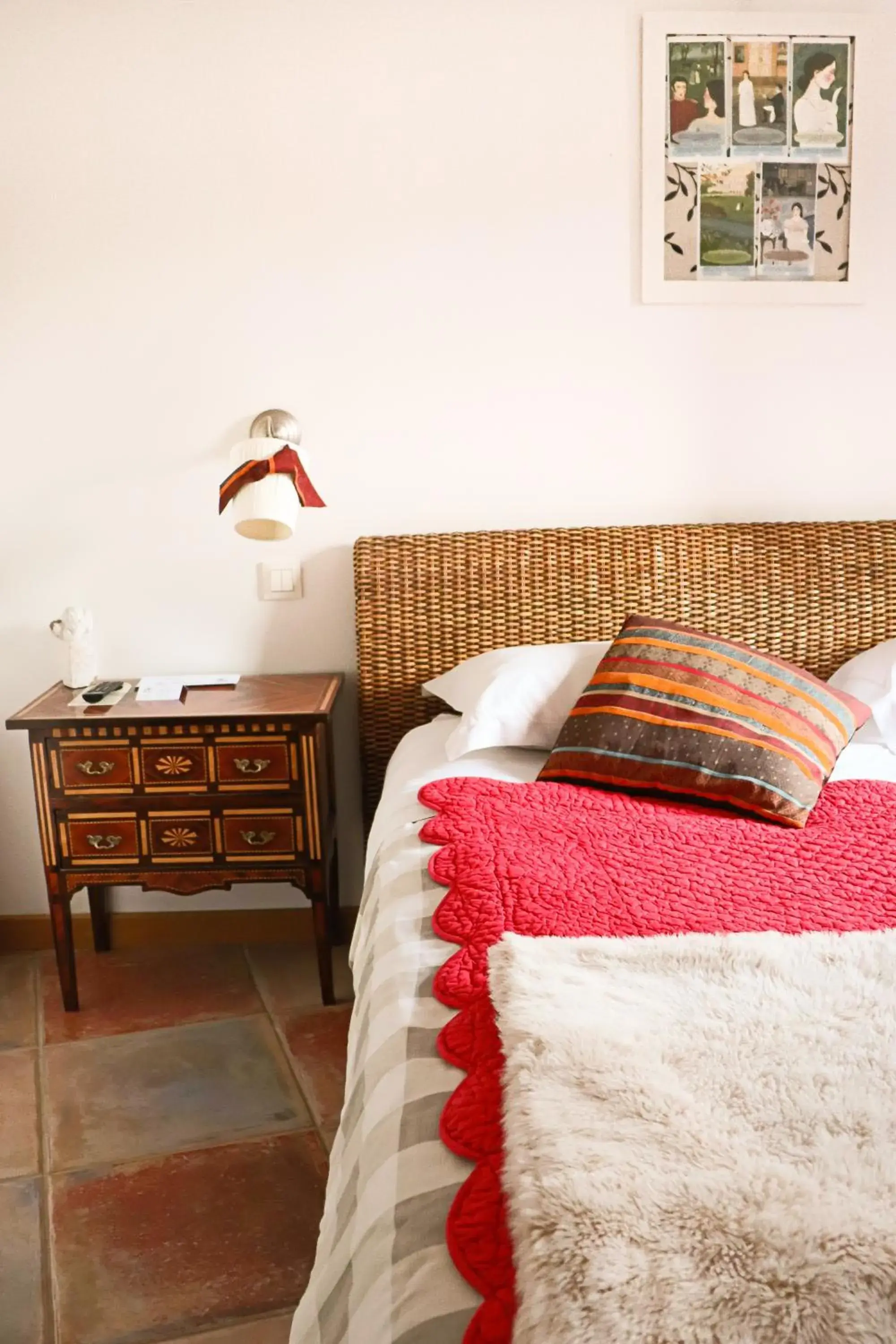 Bedroom, Bed in A La Villa Boucicaut