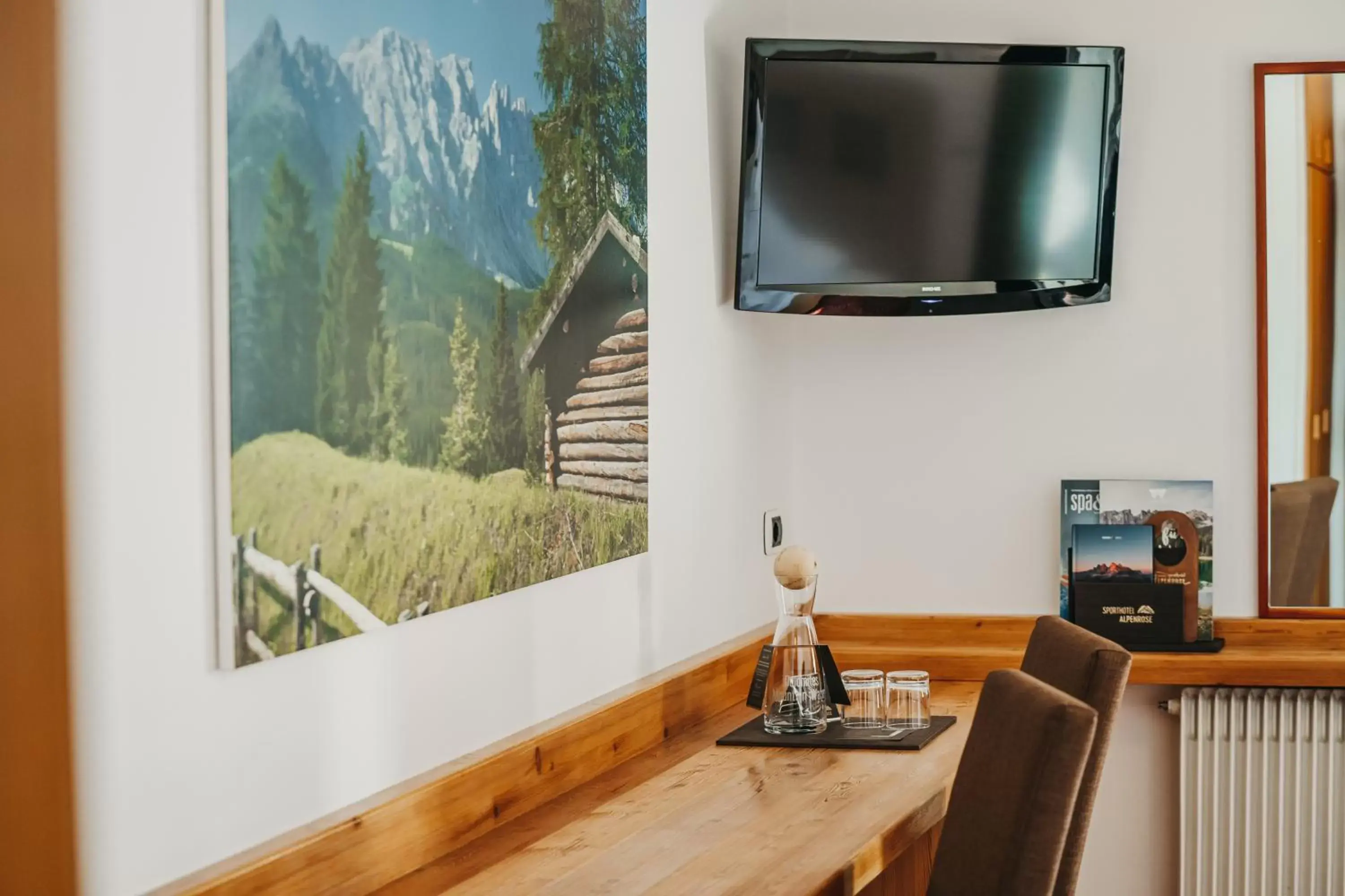 TV/Entertainment Center in Hotel Alpenrose