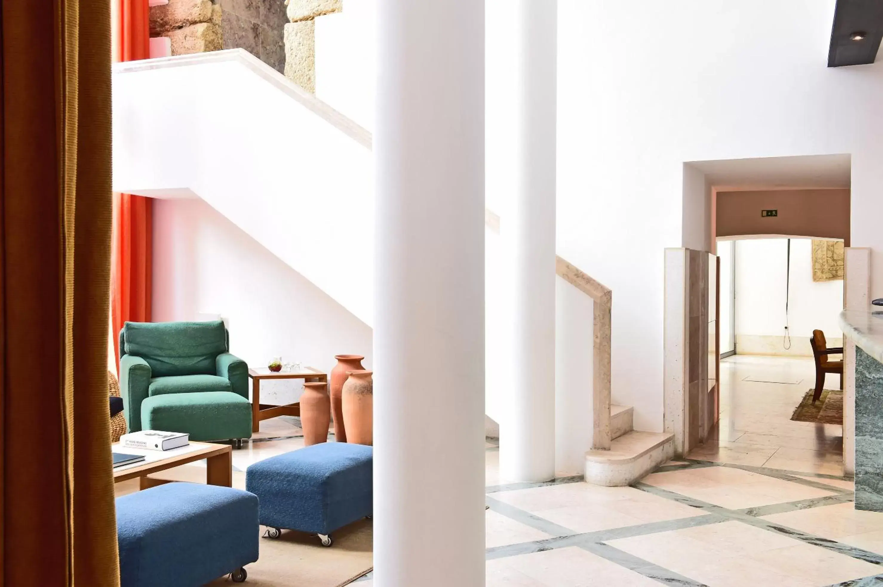 Lobby or reception in Pousada Castelo de Alcacer do Sal Lobby or reception in Pousada Castelo de Alcacer do Sal