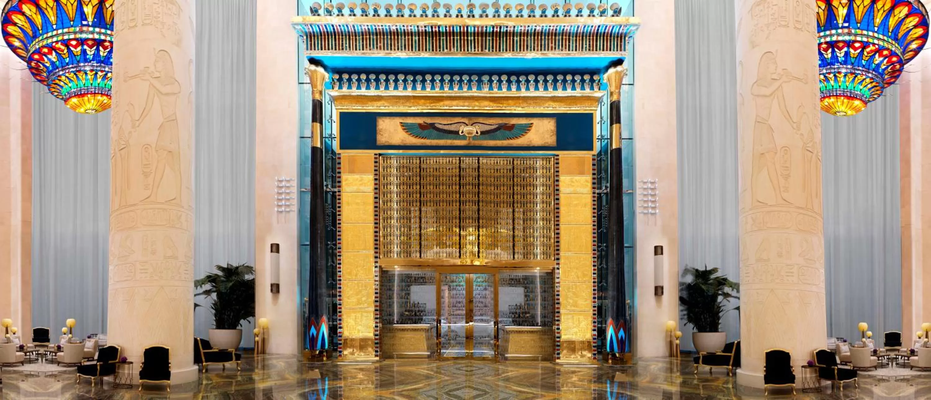 Lobby or reception in Sofitel Dubai The Obelisk