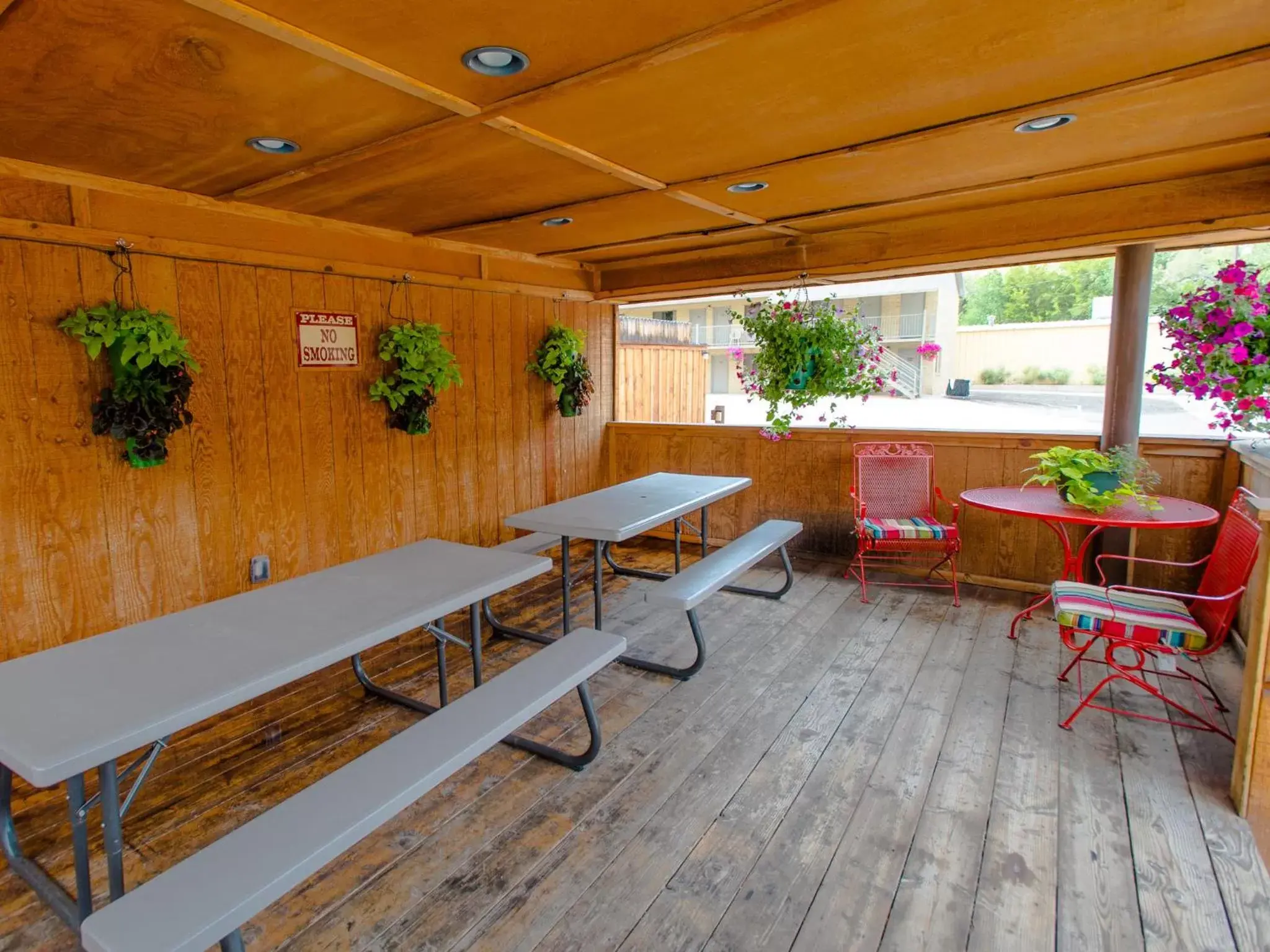 Patio in Rustic Inn