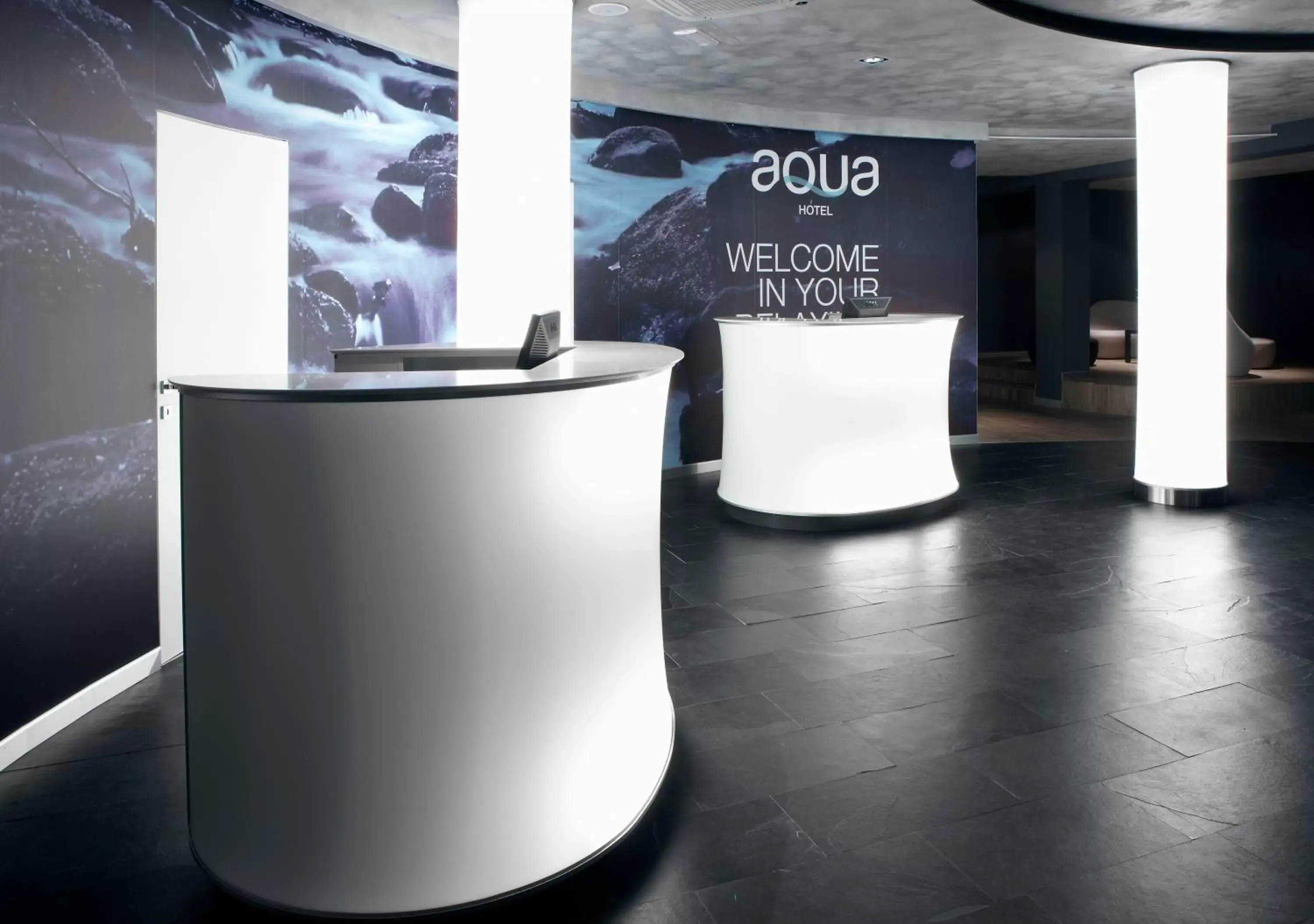 Lobby or reception in Hotel Aqua