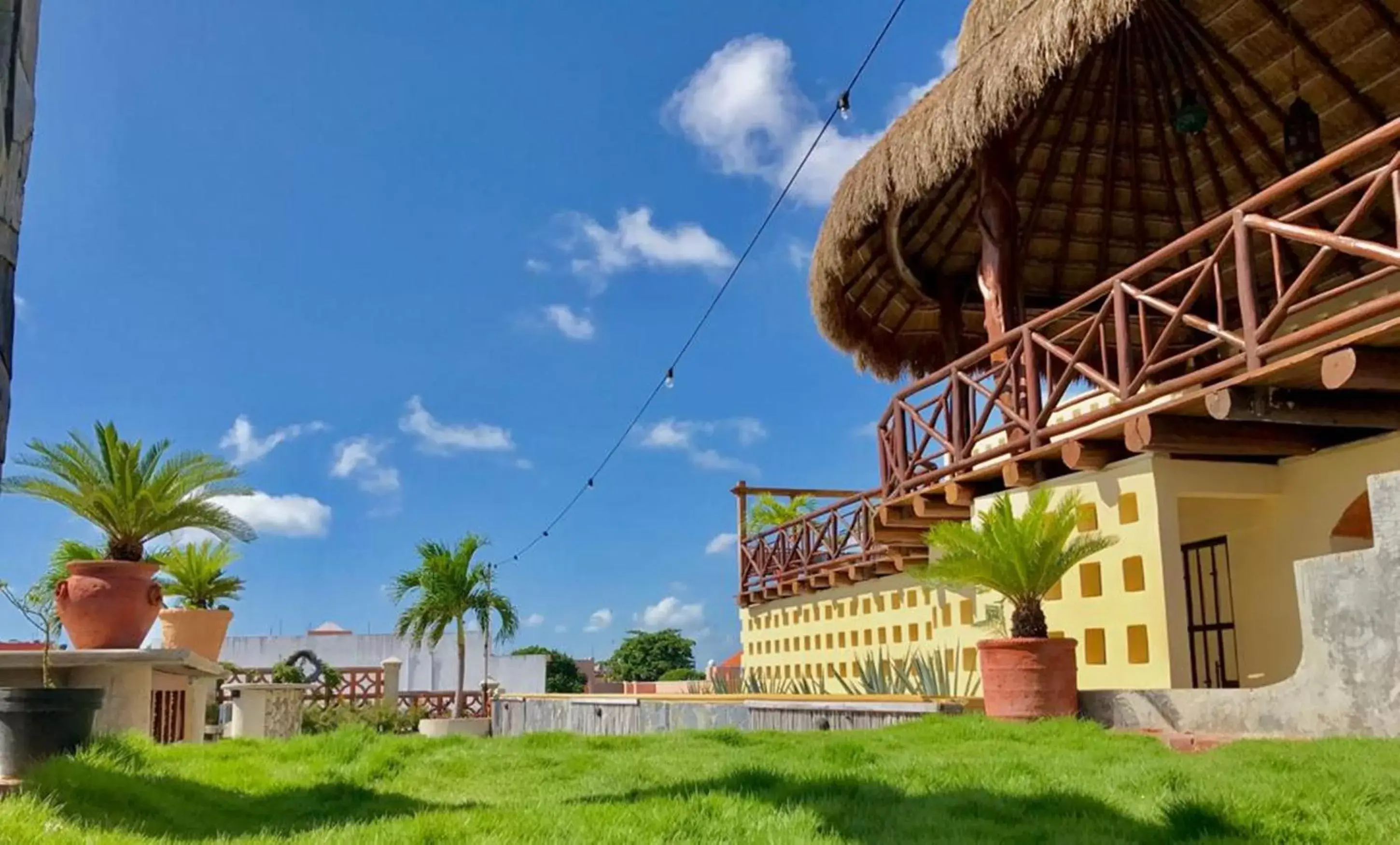 Garden, Property Building in Hotel Cielo