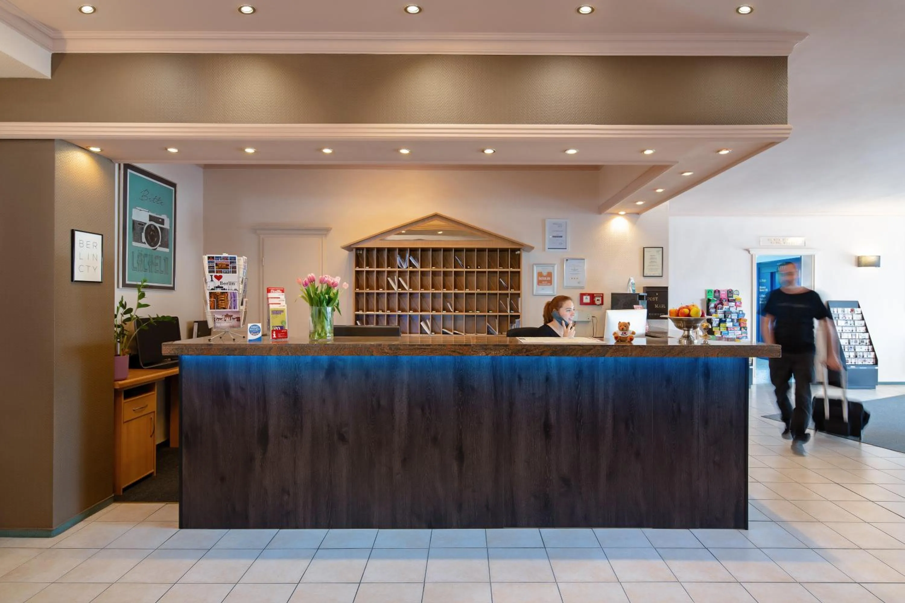 Lobby or reception in Hotel Berliner Bär