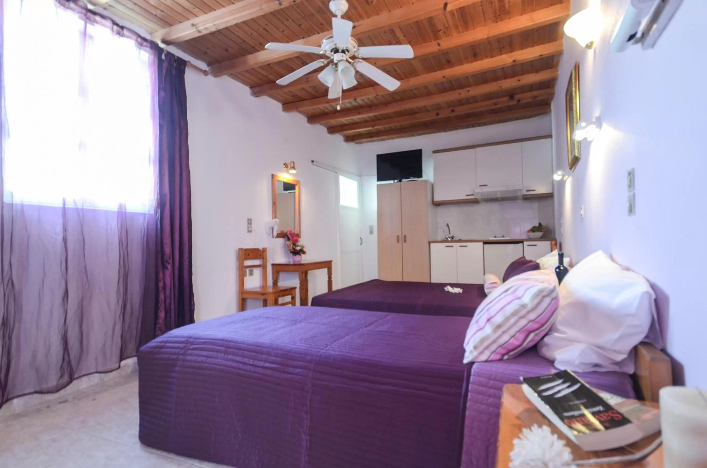 Bedroom, Bed in Panormos Hotel and Studios